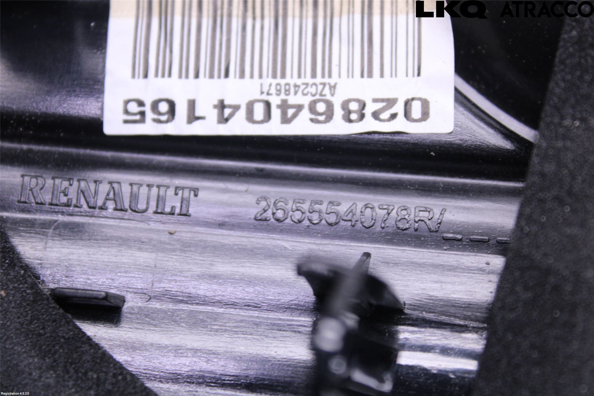 Renault CAPTUR 13-19 Bakljus Lucka Vä