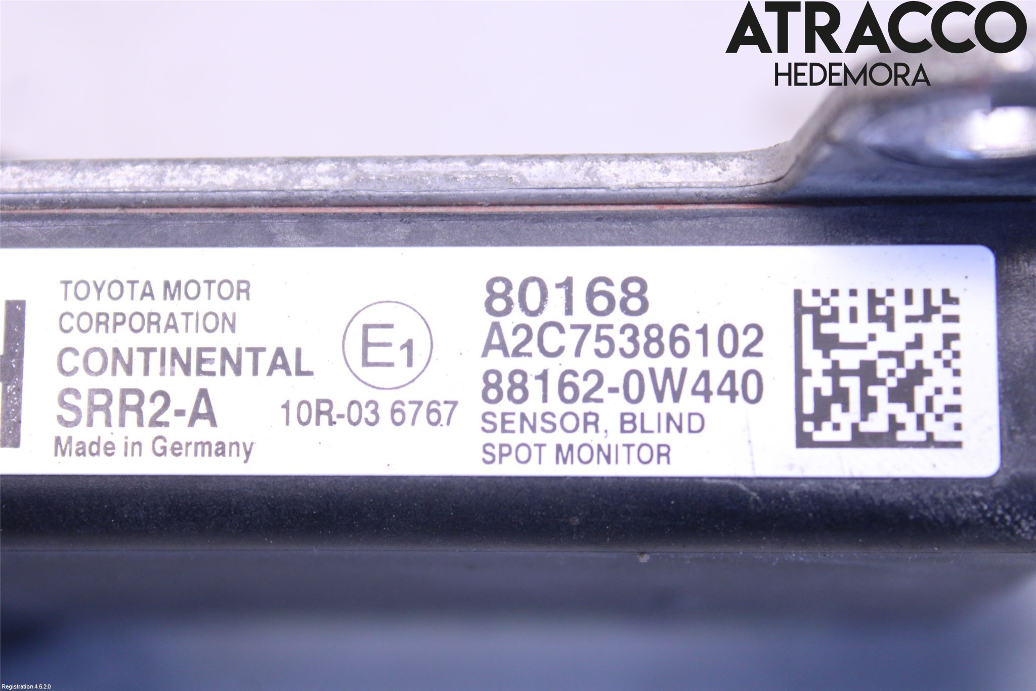 Toyota PRIUS (ZVW50) 16-21 Sensor Aktivt Kollisionsskydd