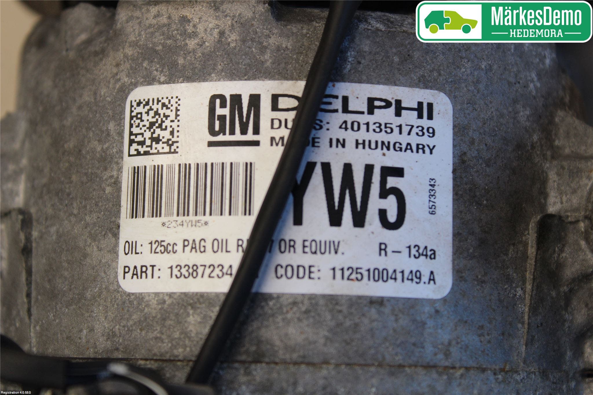 Opel ASTRA J 10-15 Ac Kompressor