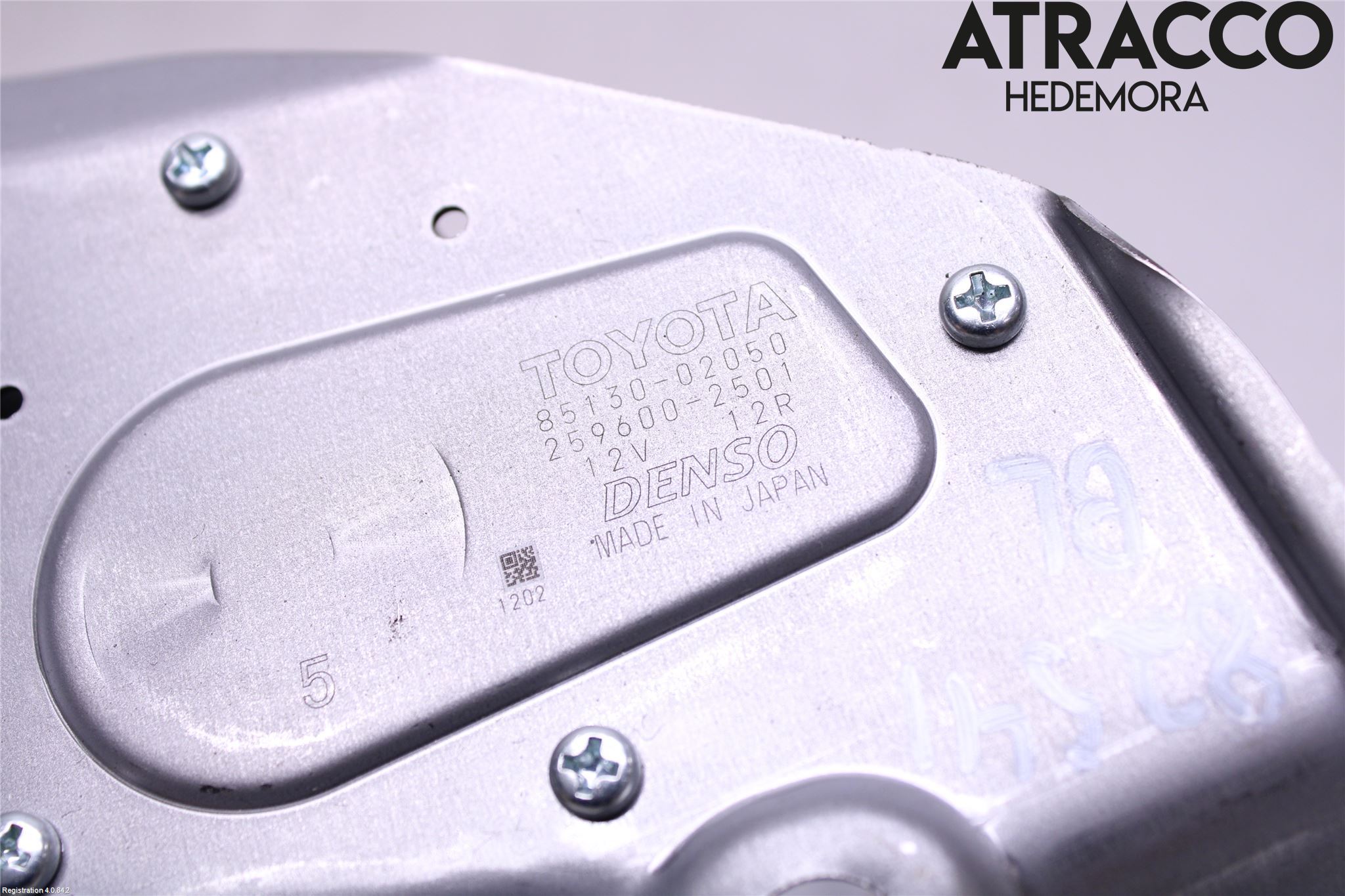 Toyota AURIS 13-19 Torkarmotor Baklucka