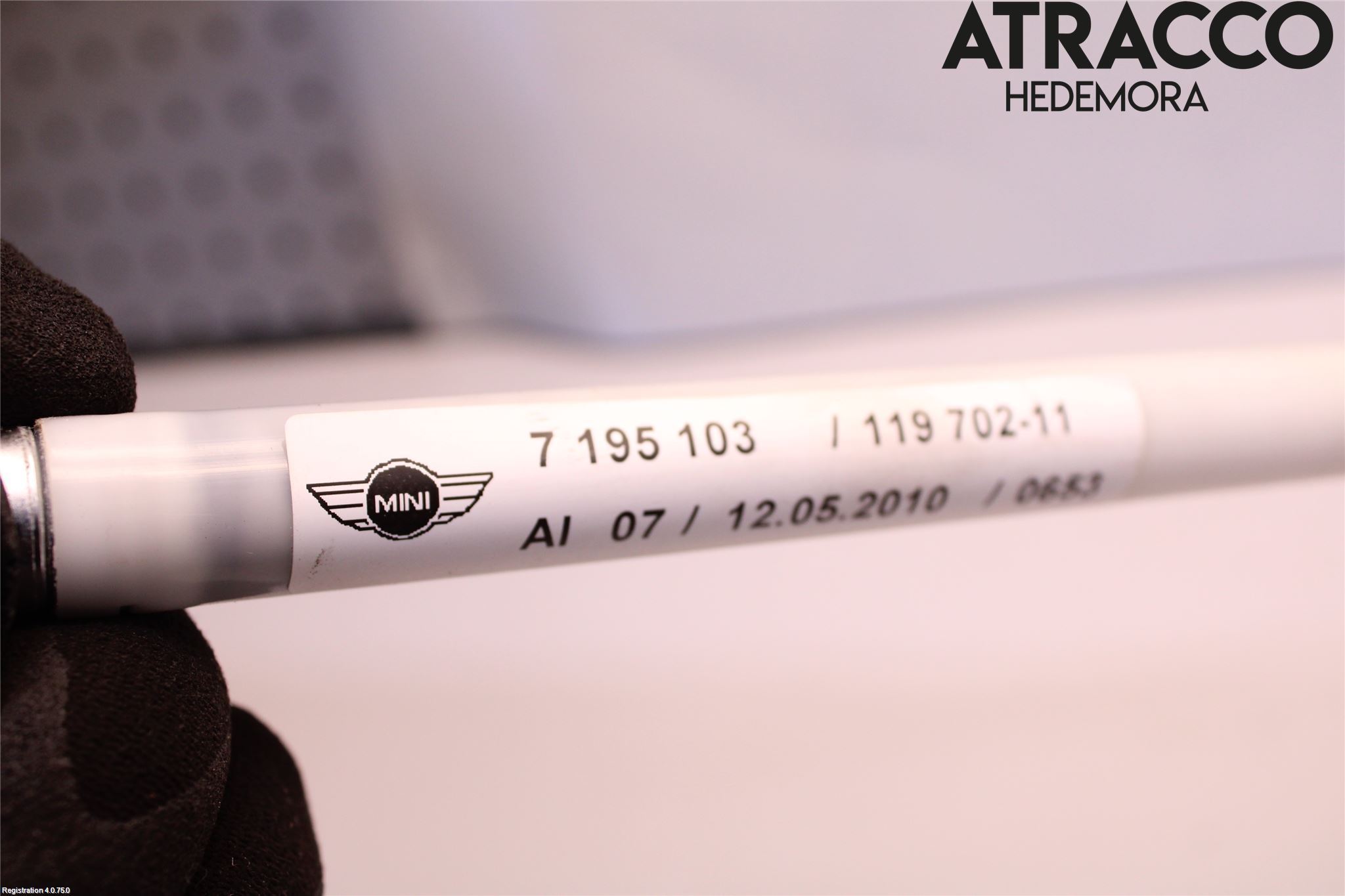 Mini COUPE R56 05-14 Gasfjäder Baklucka