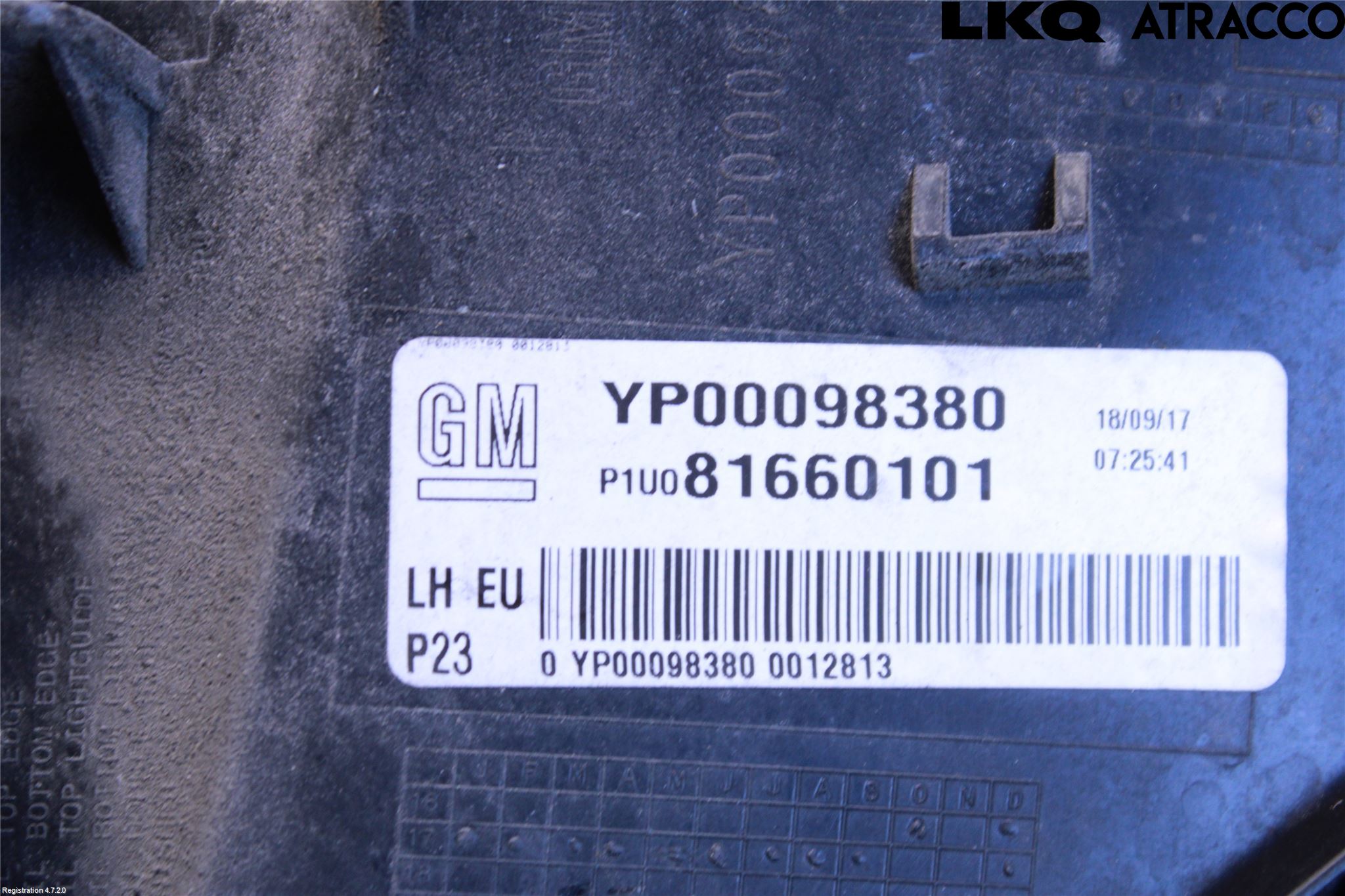 Opel GRANDLAND X 18- Bakljus Vänster