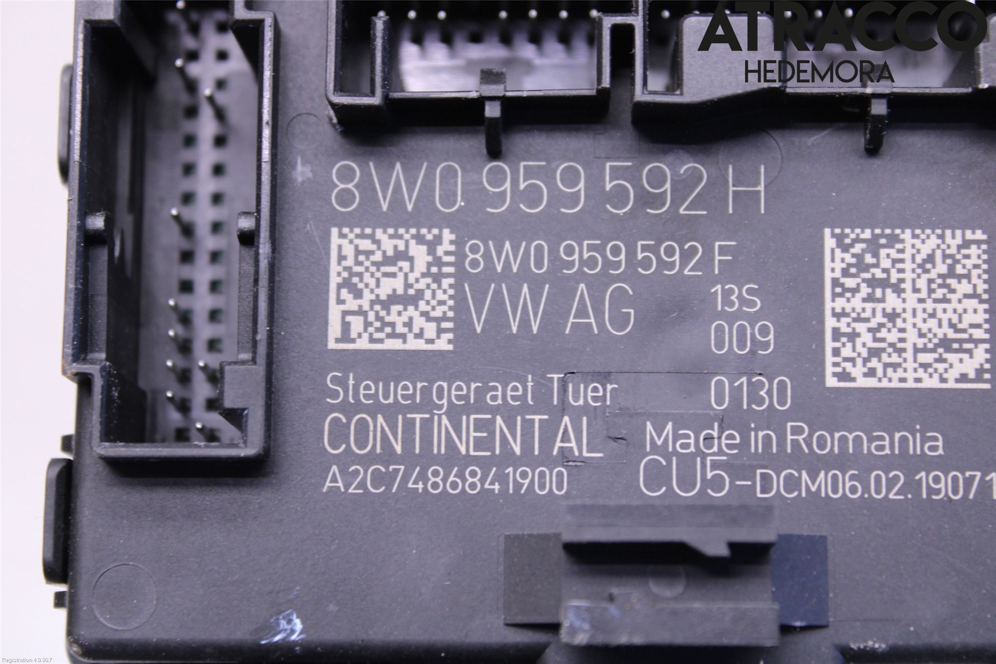 Audi A4/S4 B9 20- Styrenhet Dörr