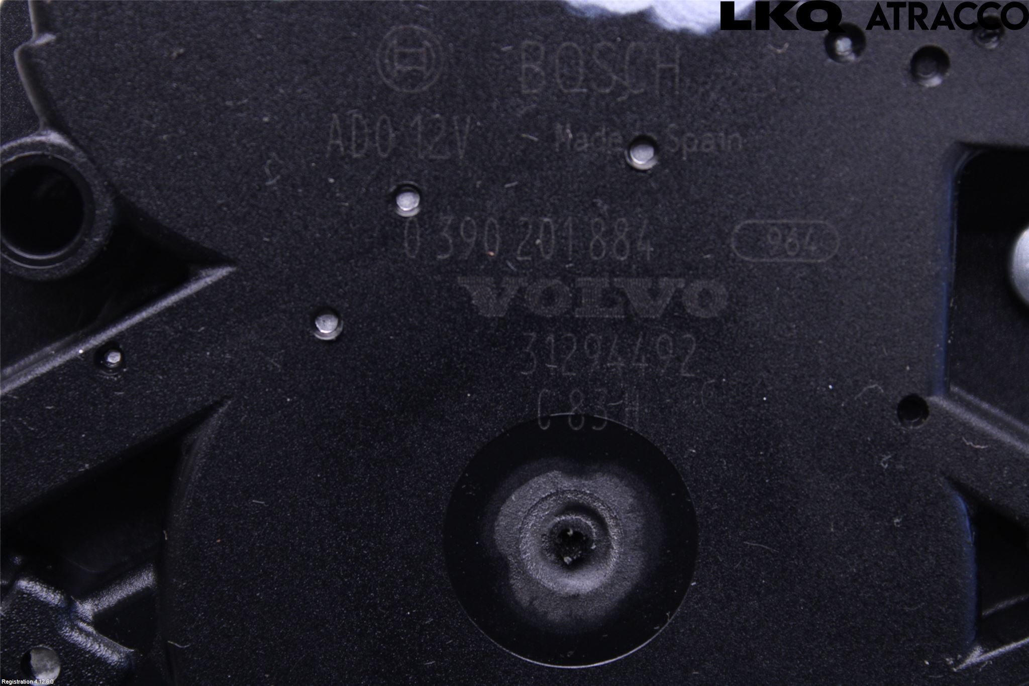 Volvo V60 11-13 Torkarmotor Baklucka