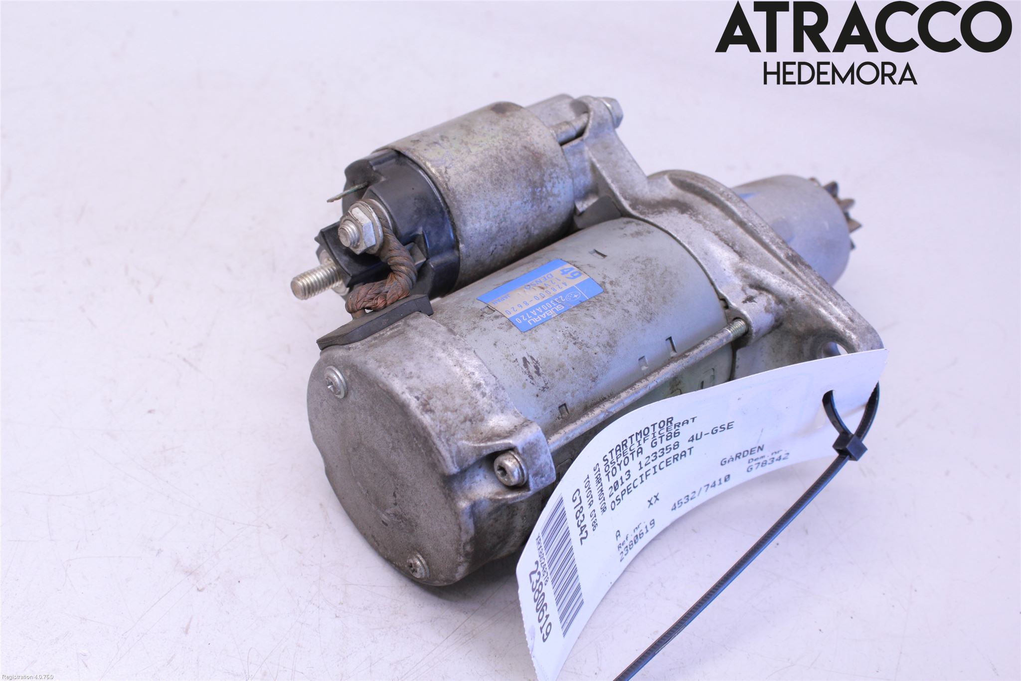 Toyota GT86 12- Startmotor