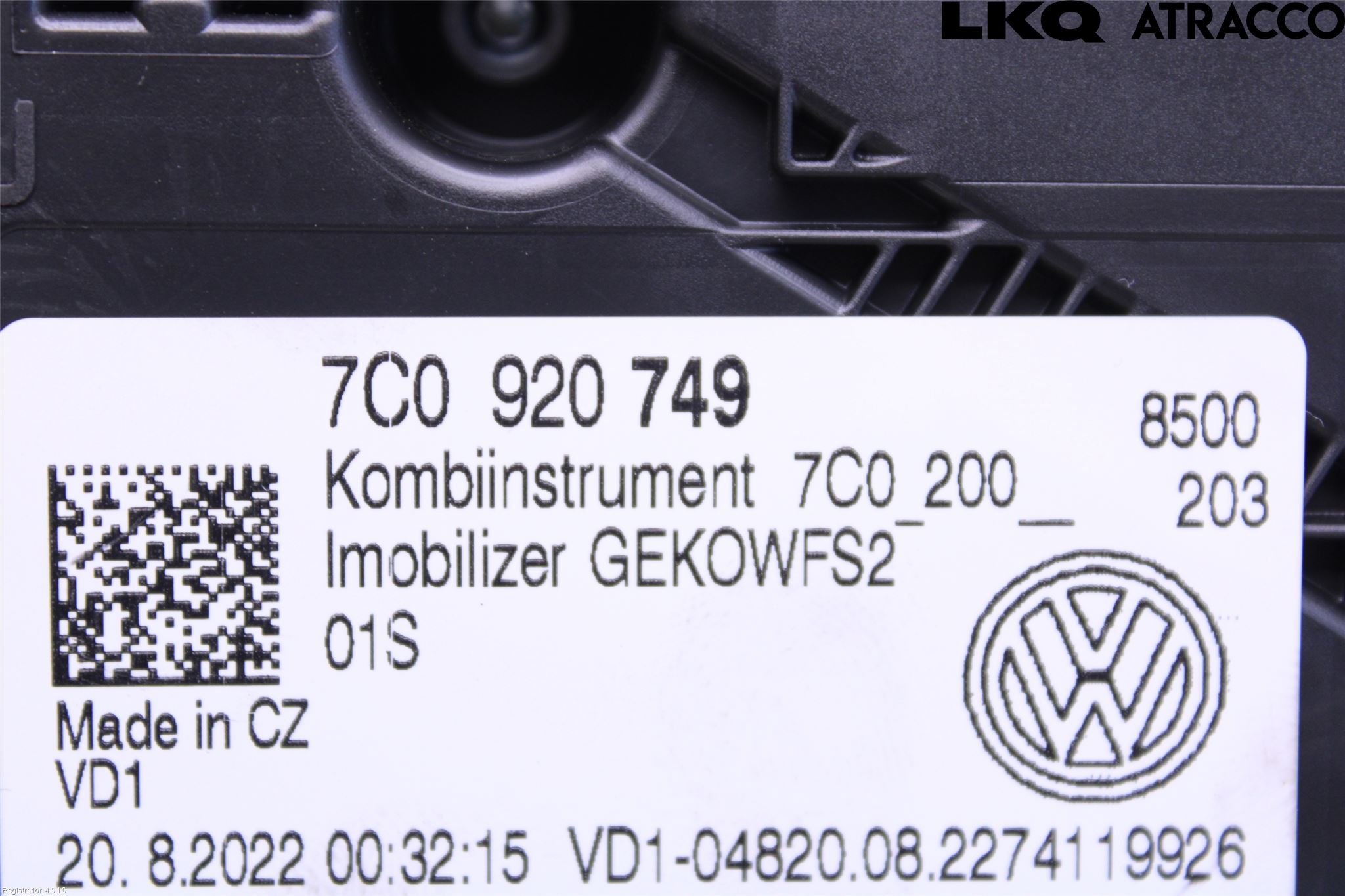 Volkswagen VW CRAFTER II / E-CRAFTER 17- Instrument Komb