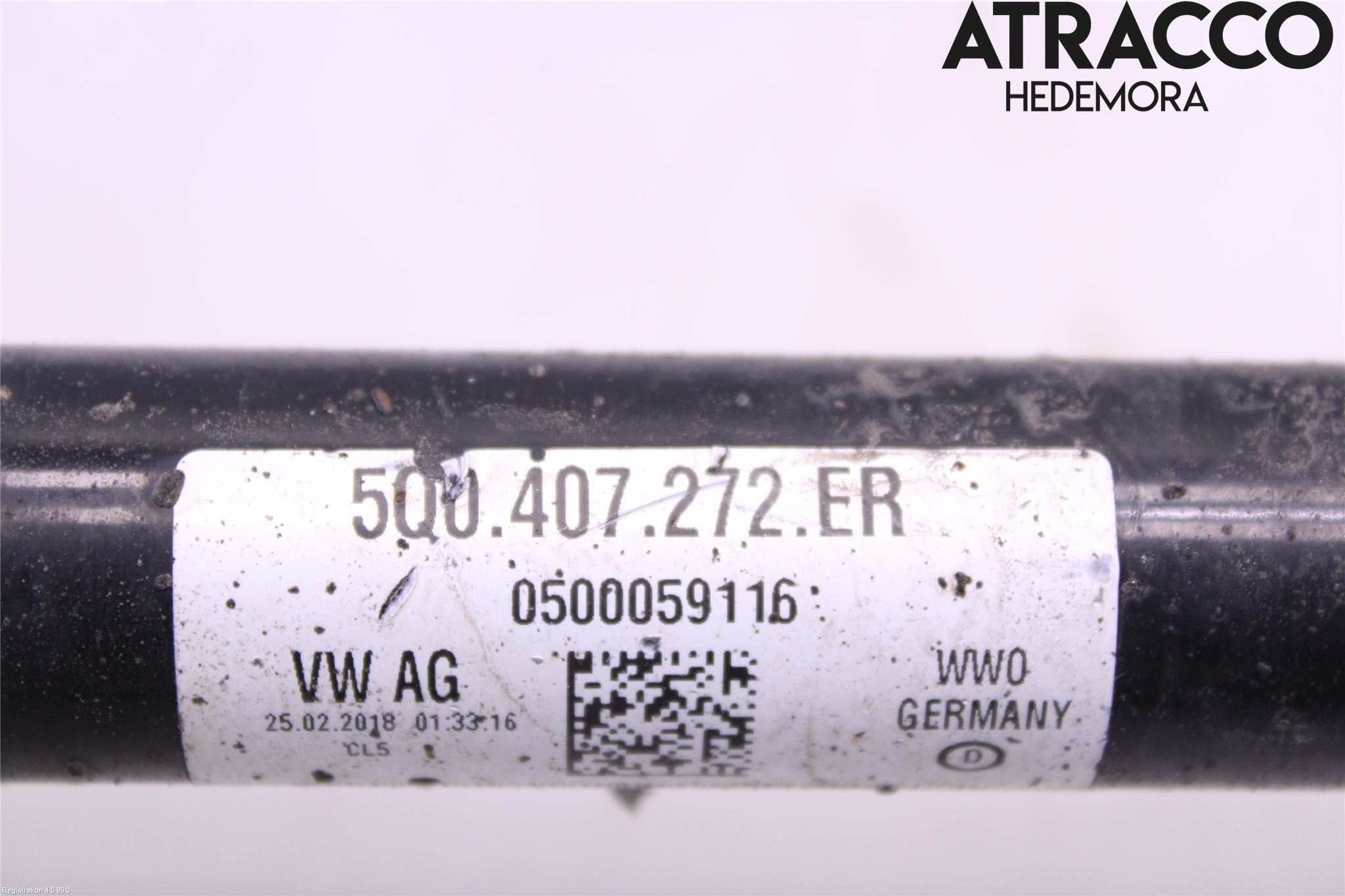 Volkswagen VW CADDY 16-20 Drivaxel Fram Höger