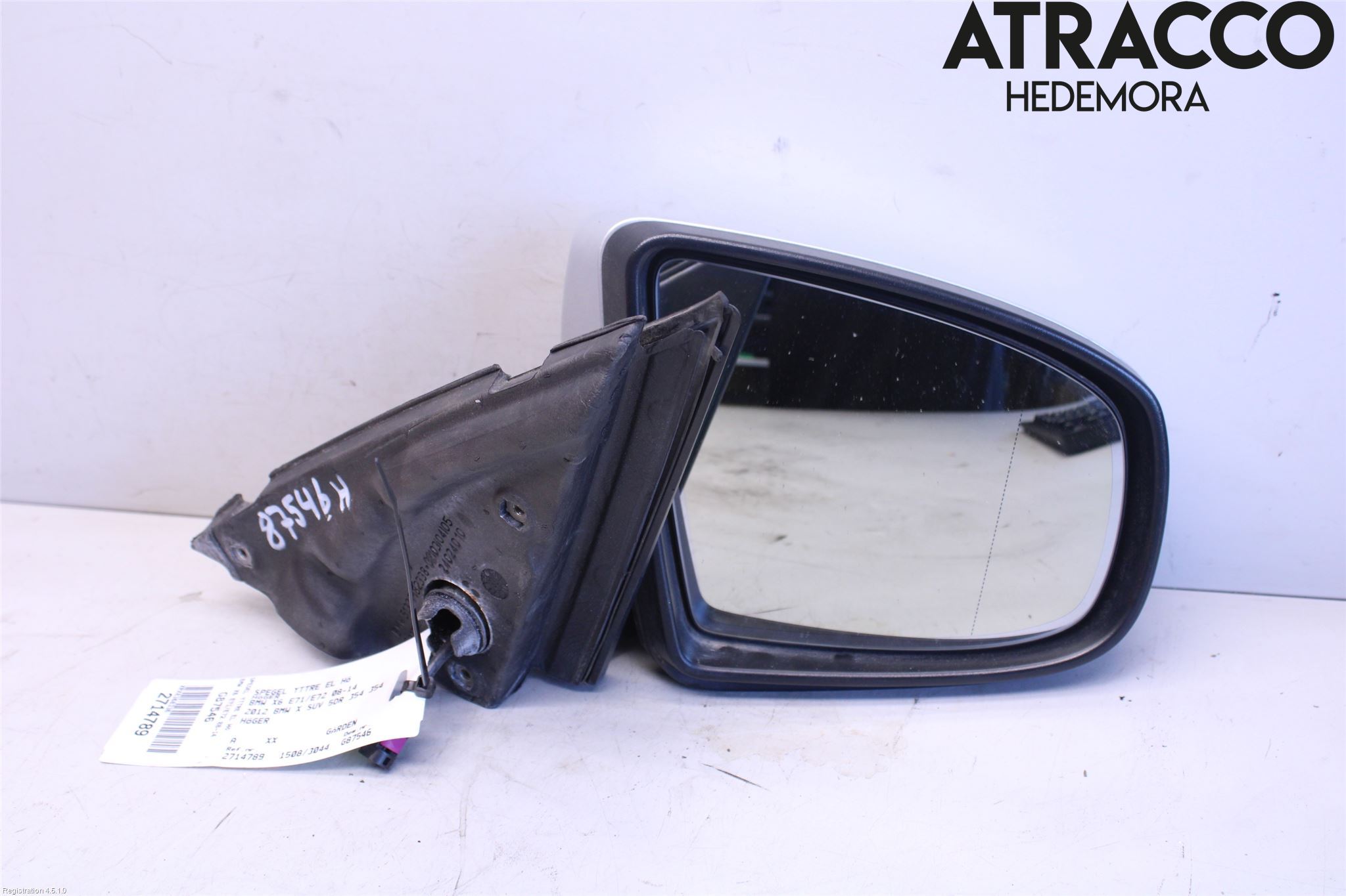 BMW X6 E71/E72   08-14 Spegel Yttre El Hö