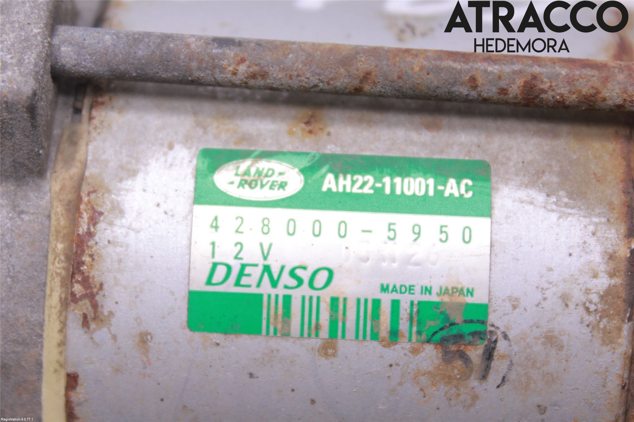 Landrover RANGE ROVER SPORT (L320) 10-13 Startmotor Diesel