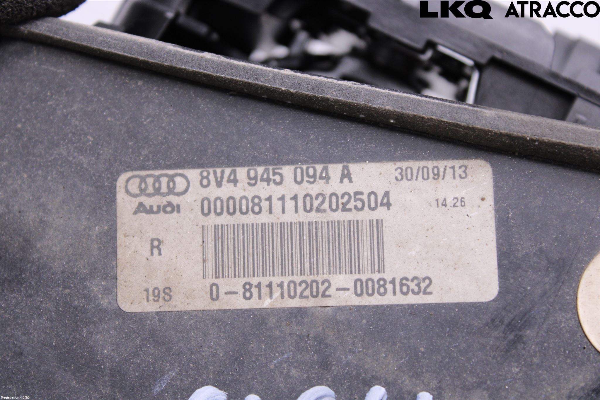 Audi A3/S3 8V 13-20 Bakljus Lucka Hö