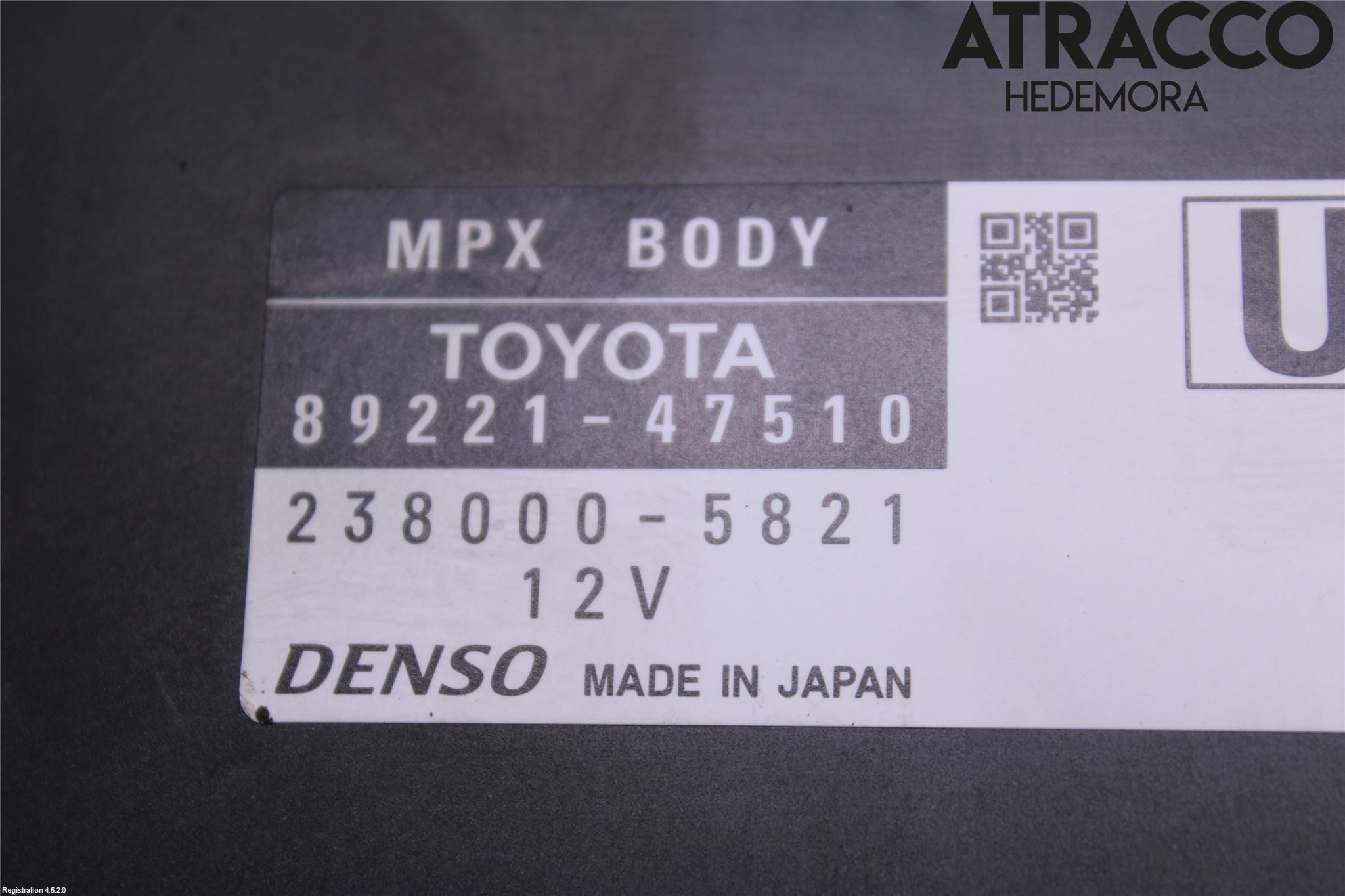 Toyota PRIUS (ZVW50) 16-21 Styrenhet Övrigt