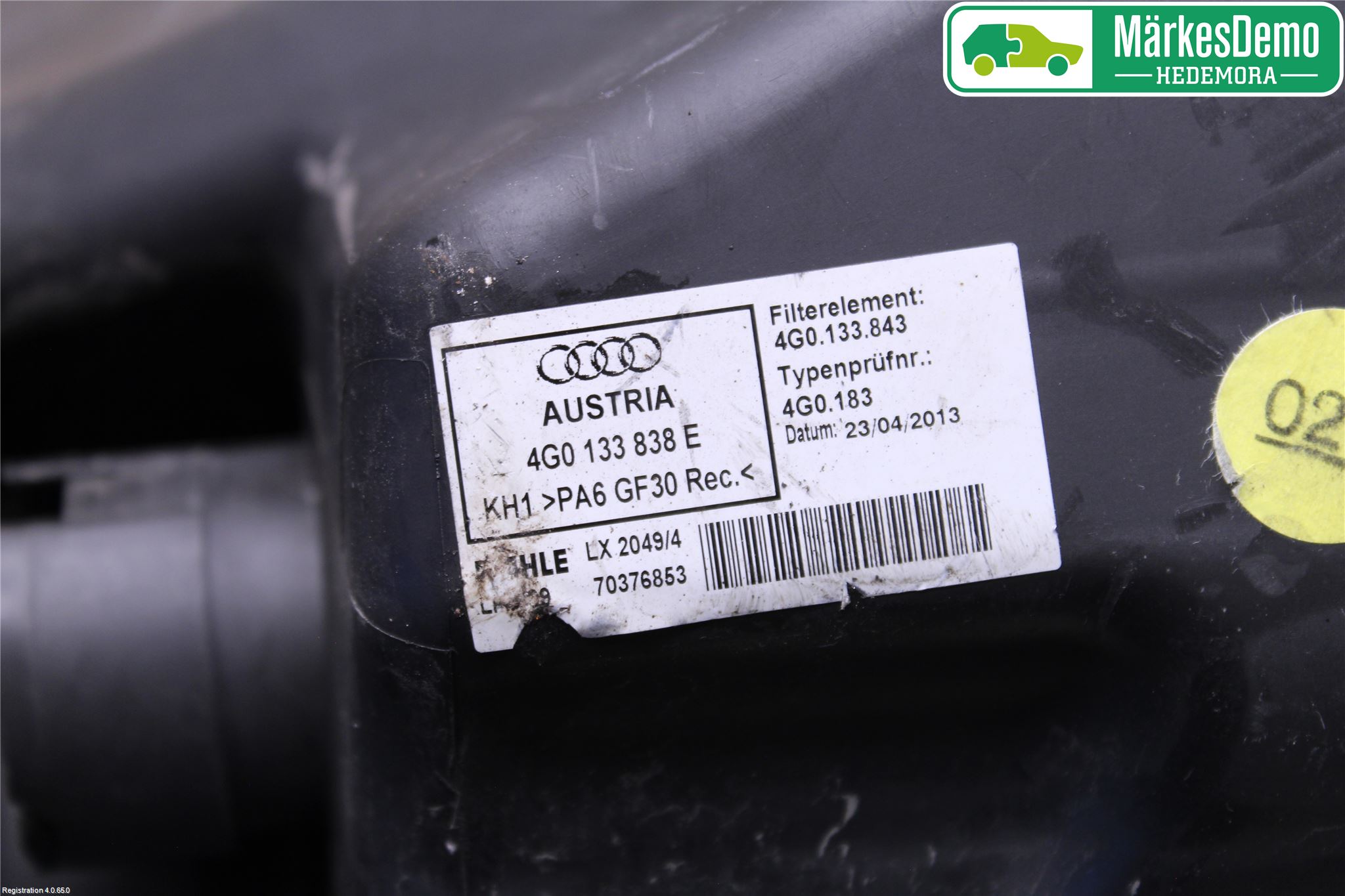 Audi A7/S7 4G 11-17 Luftrenare