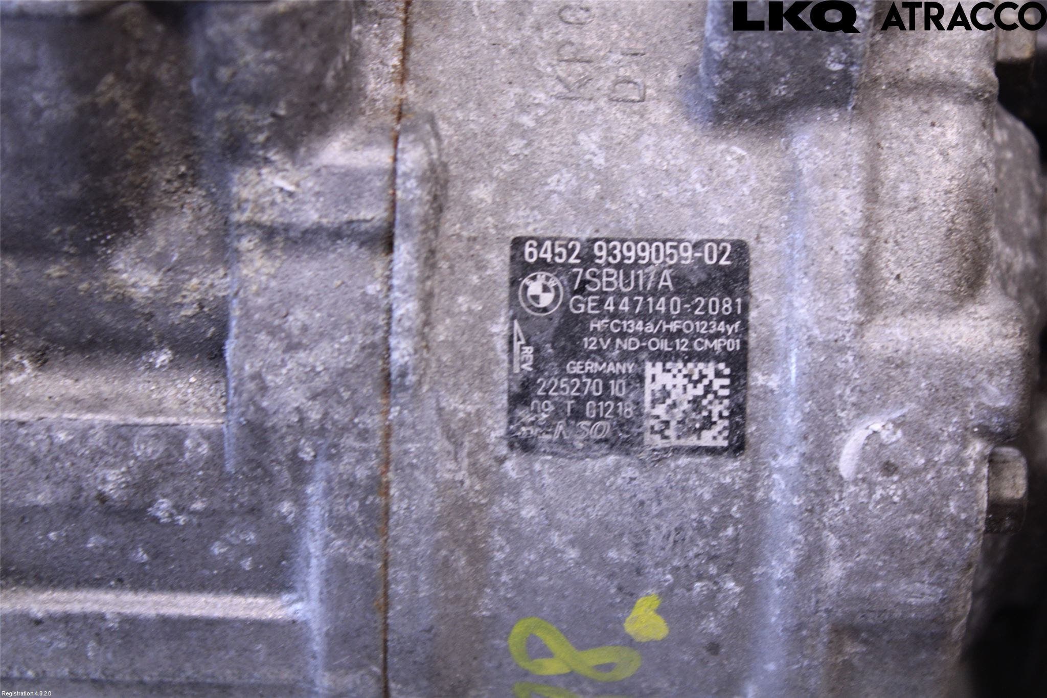 BMW 5 F10/F11/F18 09-17 Ac Kompressor