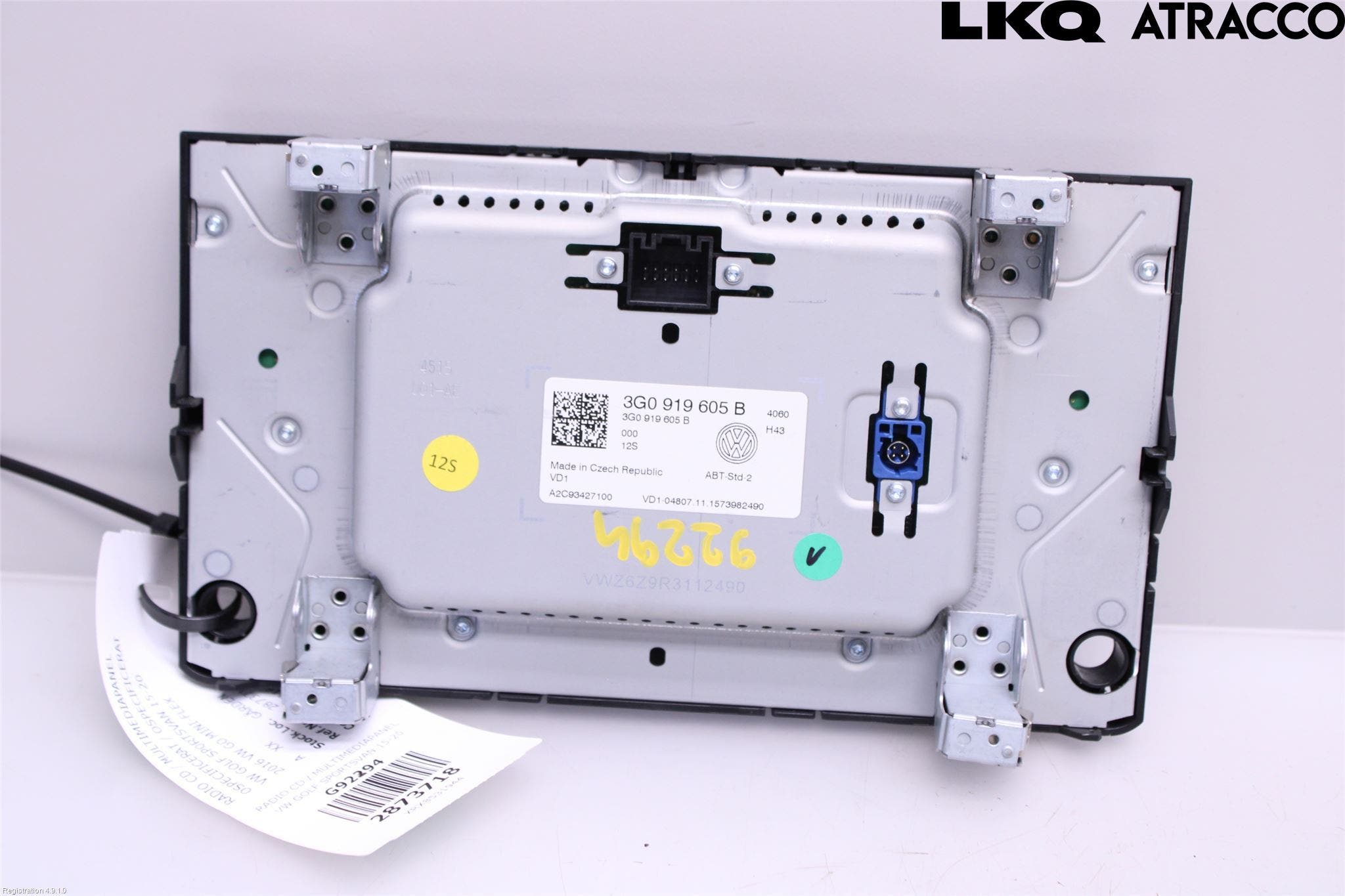 Volkswagen VW GOLF SPORTSVAN 15-20 Cd Radio - Multimediapanel