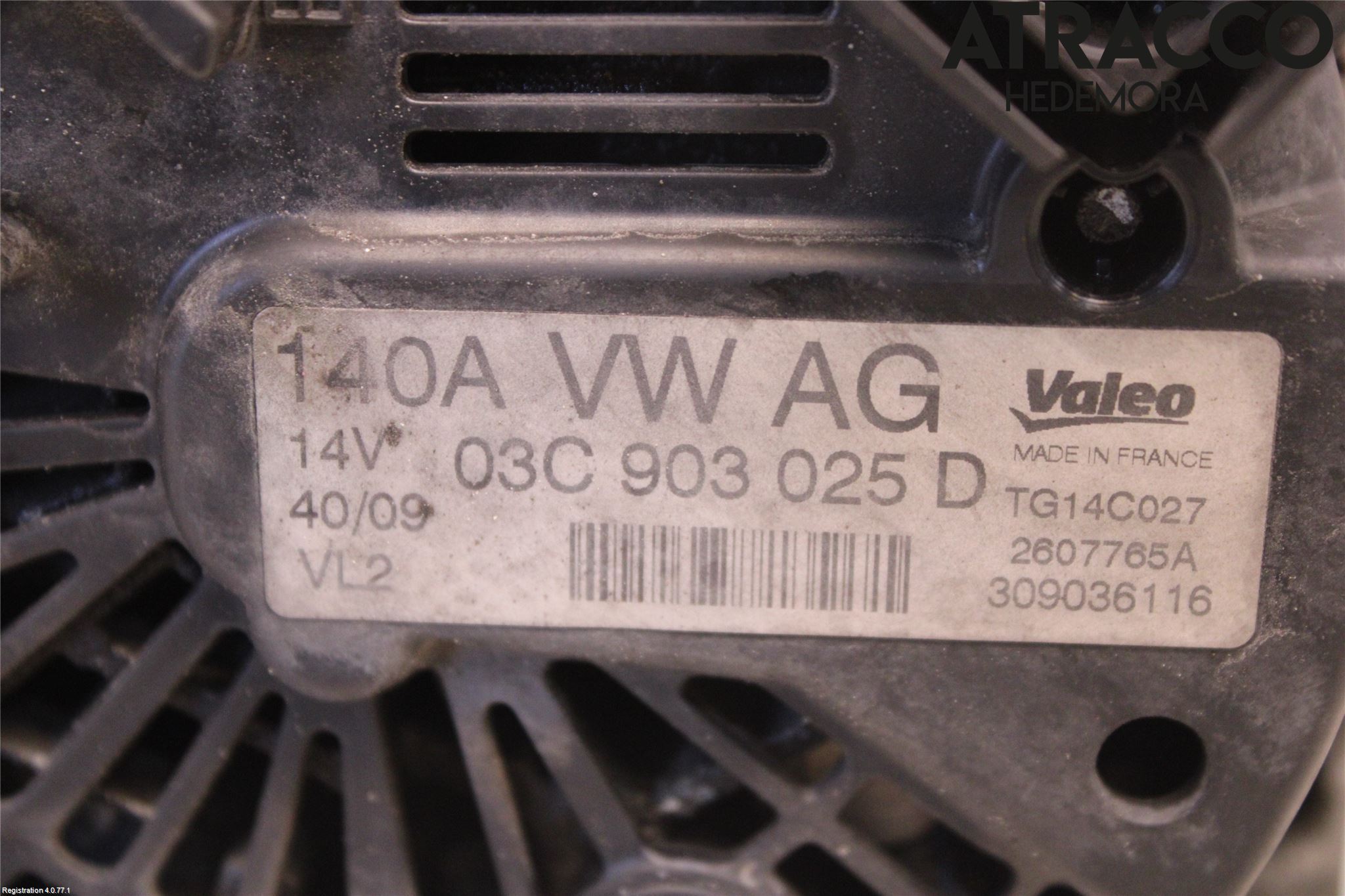 Volkswagen VW TOURAN 03-10 Generator