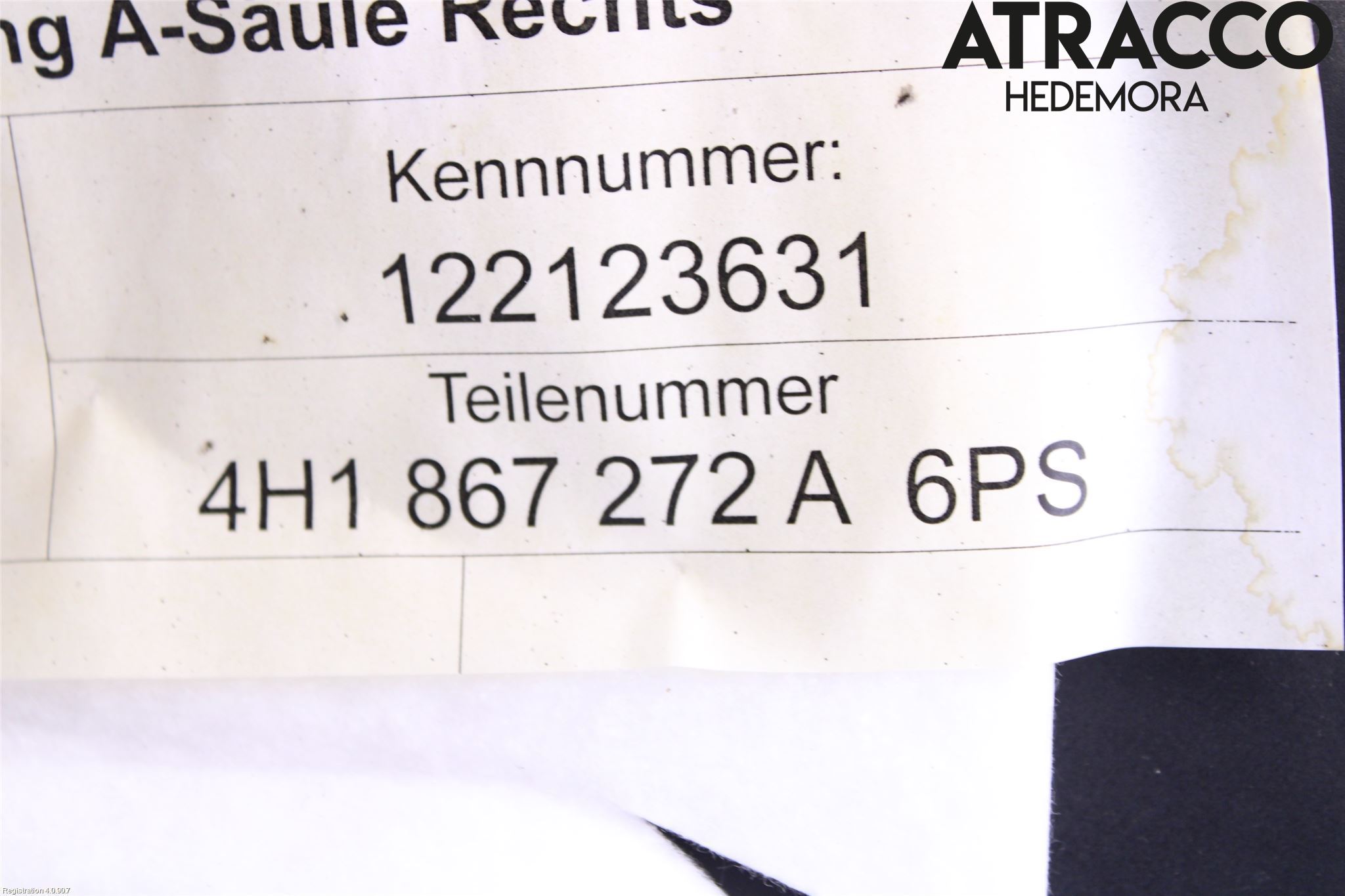 Audi A8/S8 4H 10-17 Inr Tröskel-Insteg