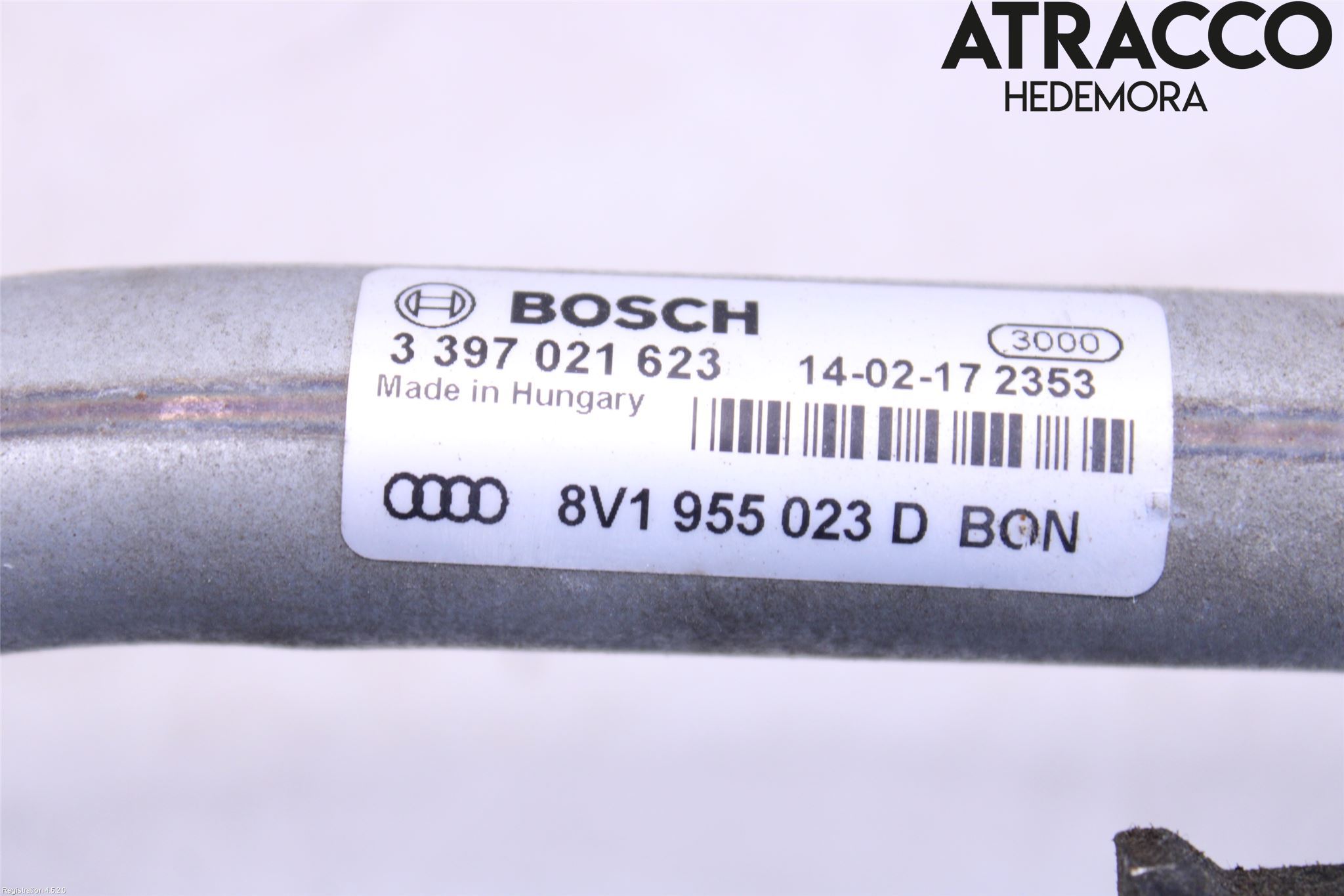 Audi A3/S3 05-13 Torkarmekanism Vindruta