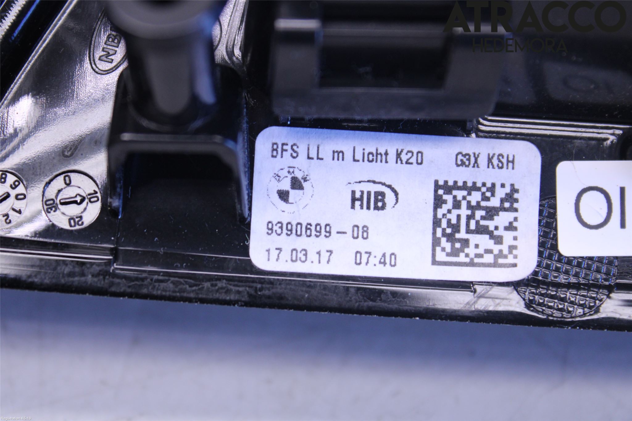 BMW 5 G30/G31/F90 17-23 Defrosterkanal-Munstycke
