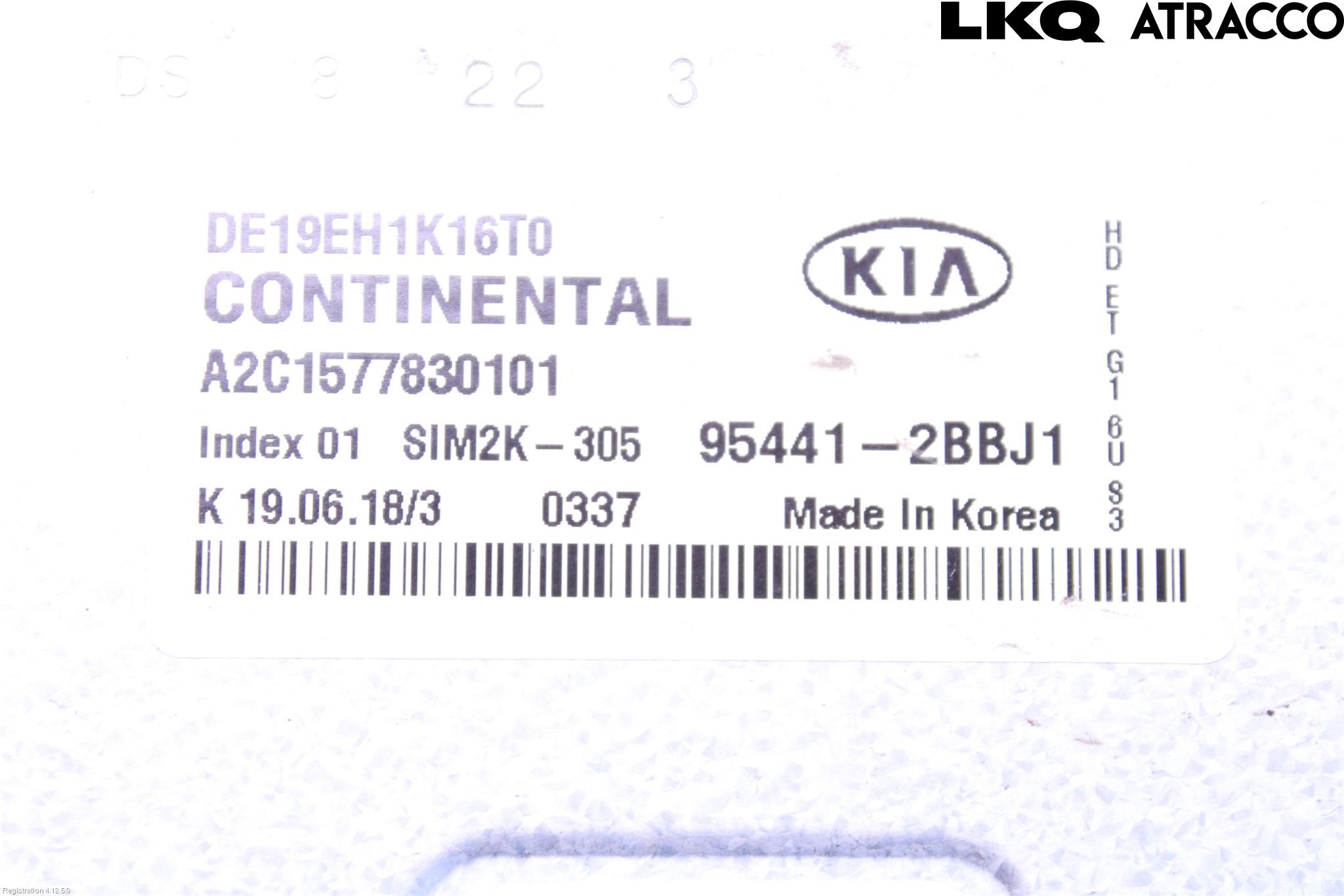 Kia NIRO (DE) 17-22 Styrenhet Växellåda