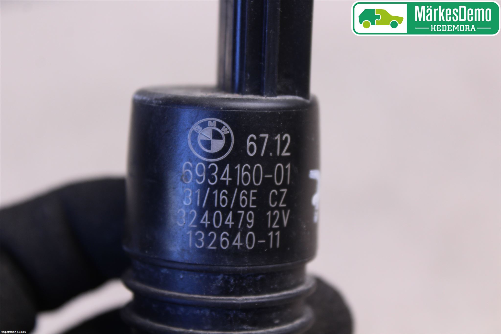 BMW 5 F10/F11/F18 09-17 Spolarpump Vindruta