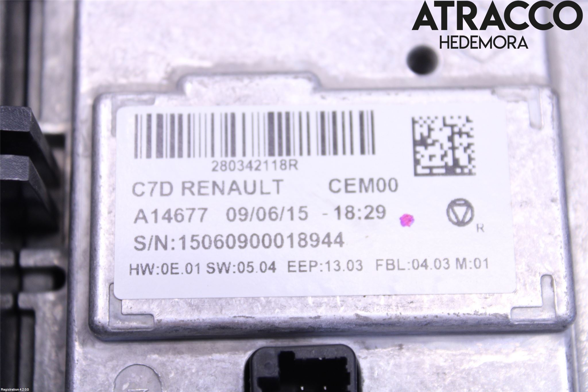 Renault KADJAR 15- Multifunktionsdisplay