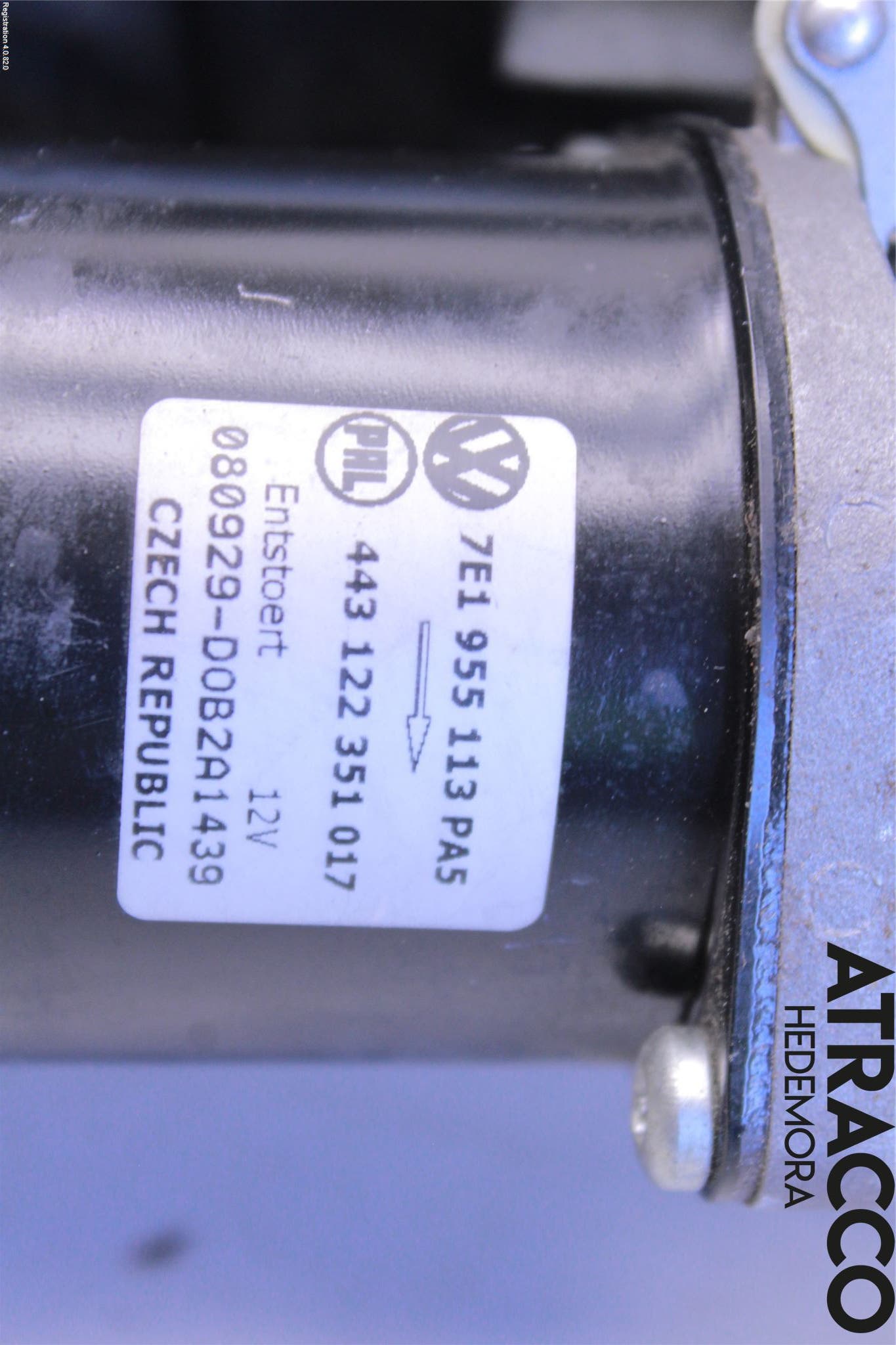 Volkswagen VW TRANSP/CARAVELLE (T5) 04-15 Torkarmotor Vindruta