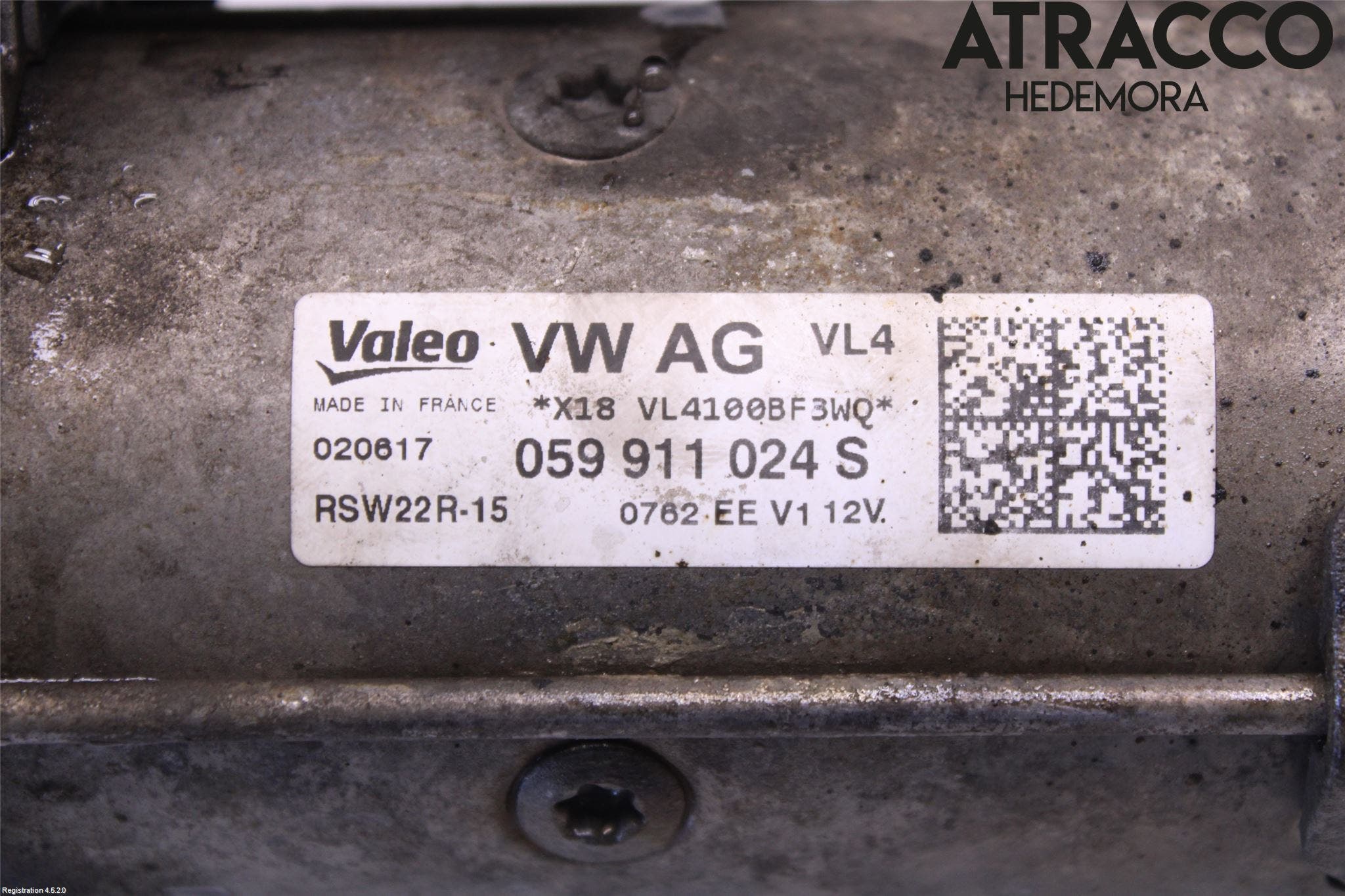 Volkswagen VW AMAROK 2H 10-22 Startmotor Diesel