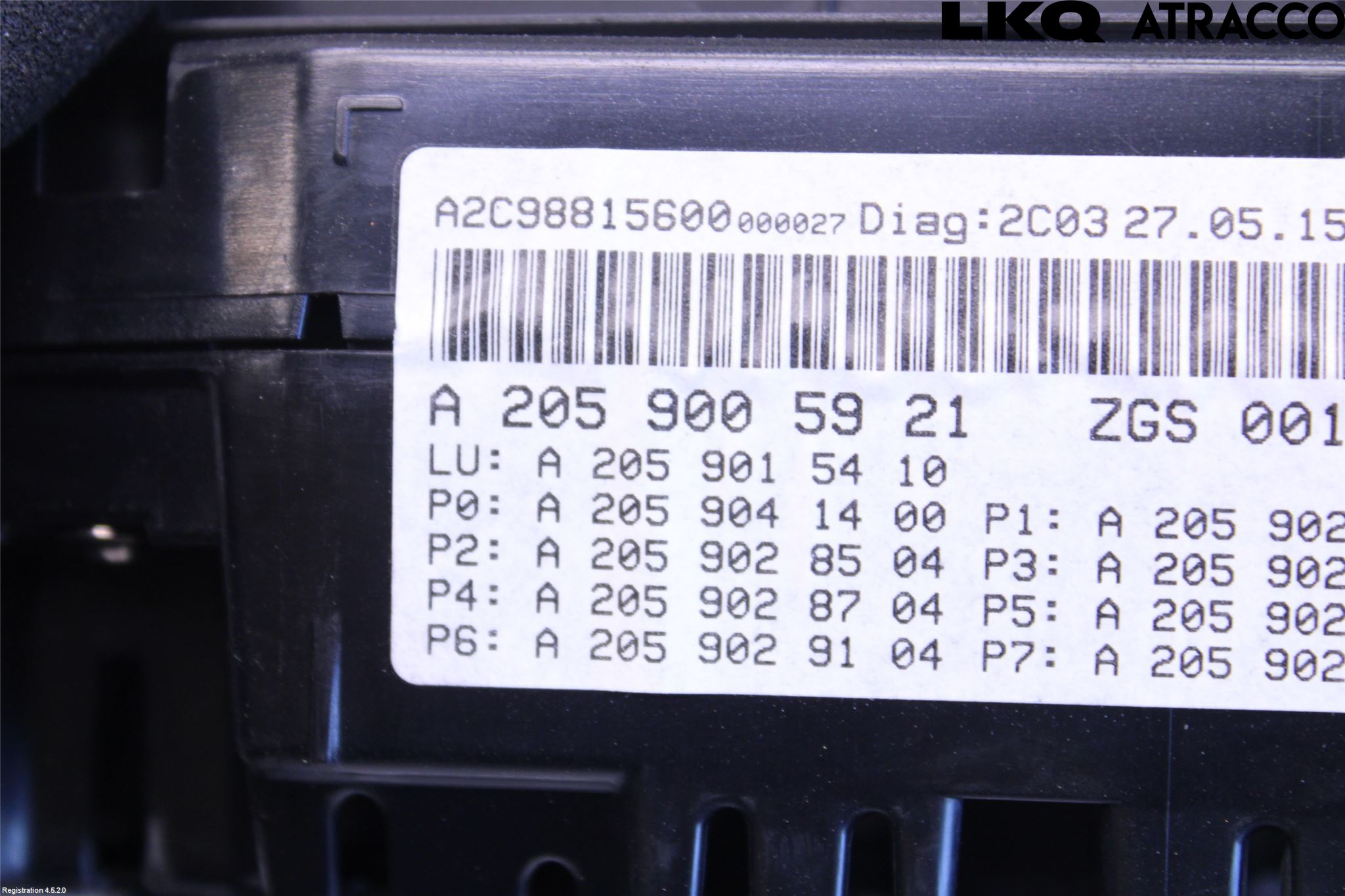 Mercedes-Benz MB C-KLASS (W205) 14-21 Instrument Komb