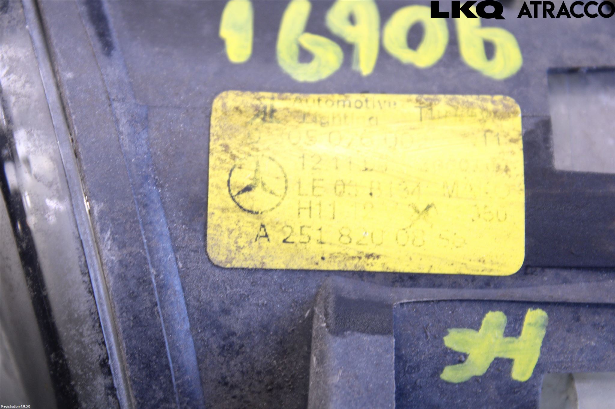 Mercedes-Benz MB B-KLASS (W245) 05-12 Dimljus-Varselljus Fram