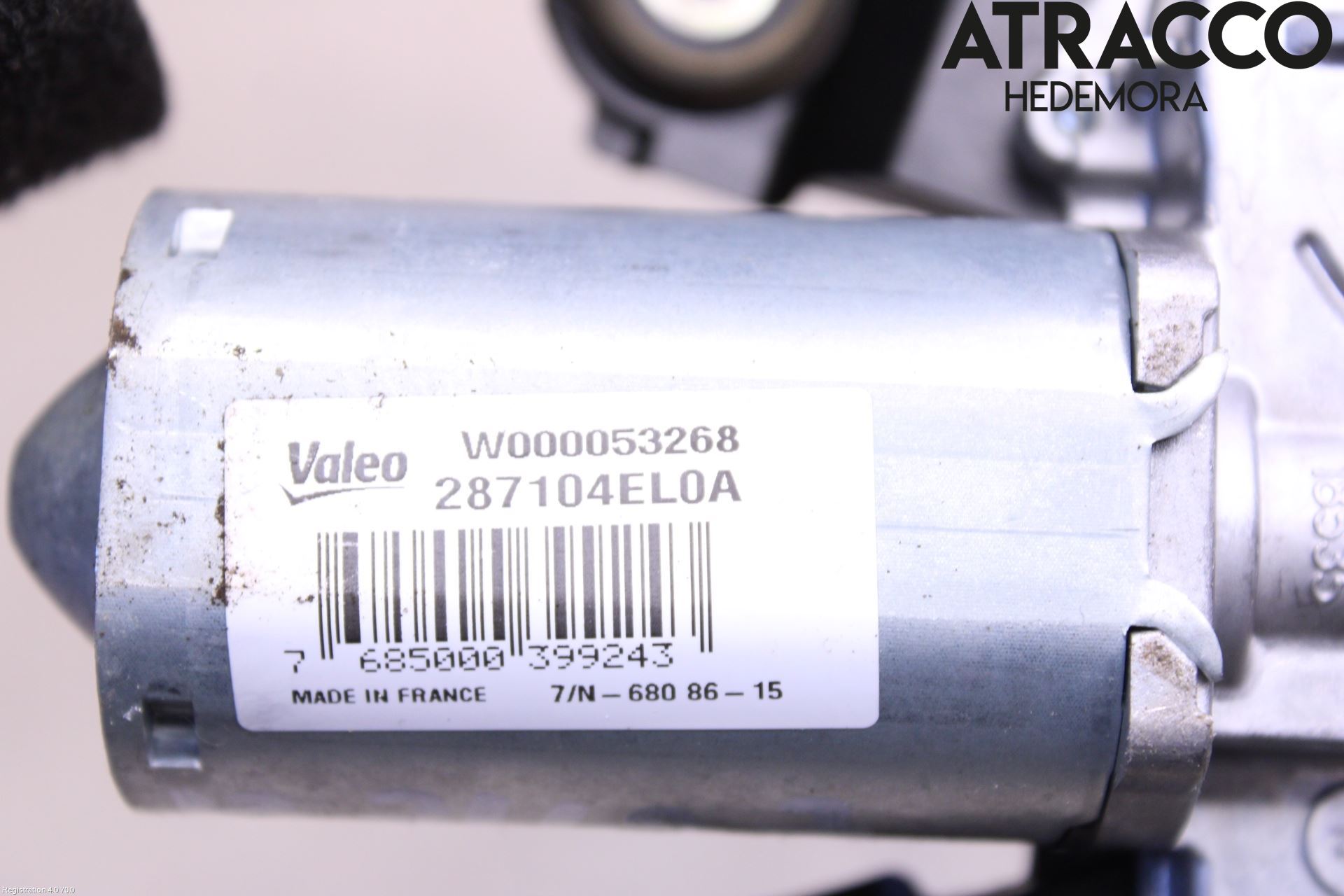 Nissan QASHQAI 14-17 Torkarmotor Baklucka