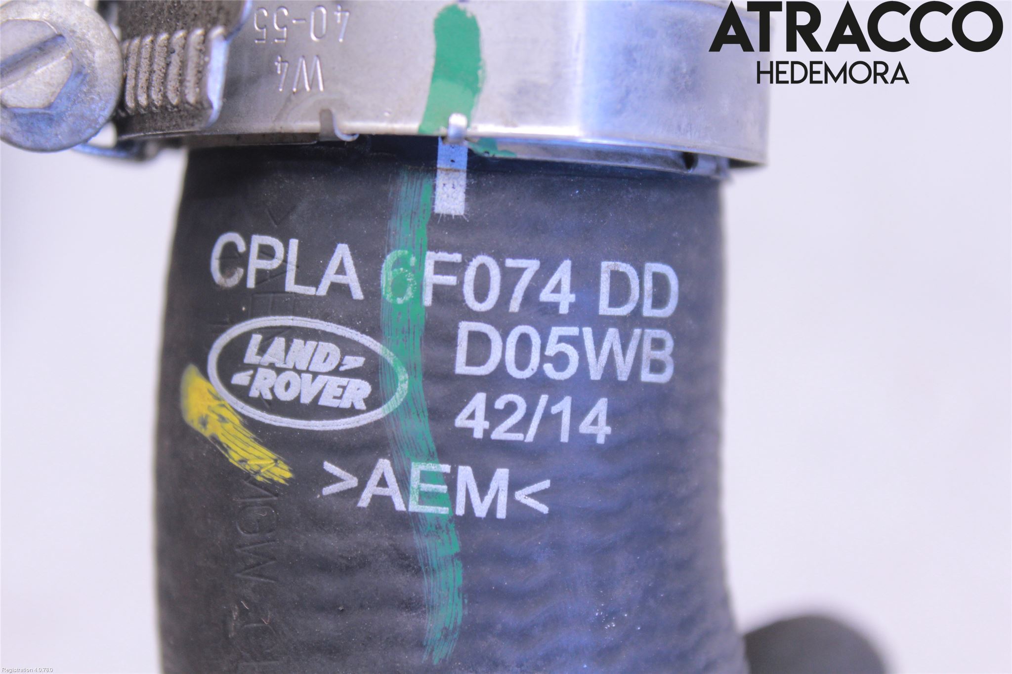Landrover RANGE ROVER SPORT (L494) 14-22 Laddluft-Intercoolerrör