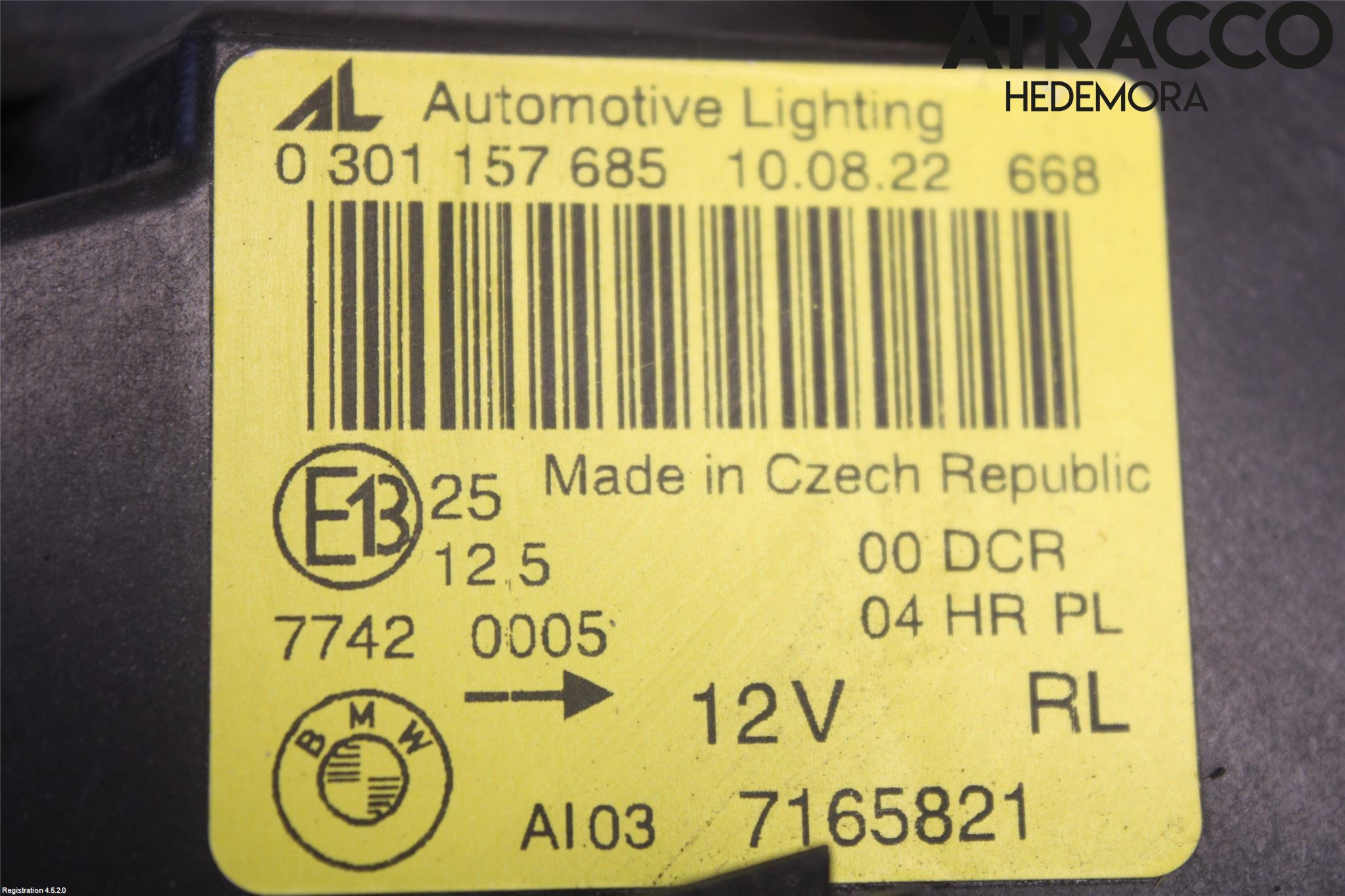 BMW 3 E46      98-05 Strålkastare Vänster