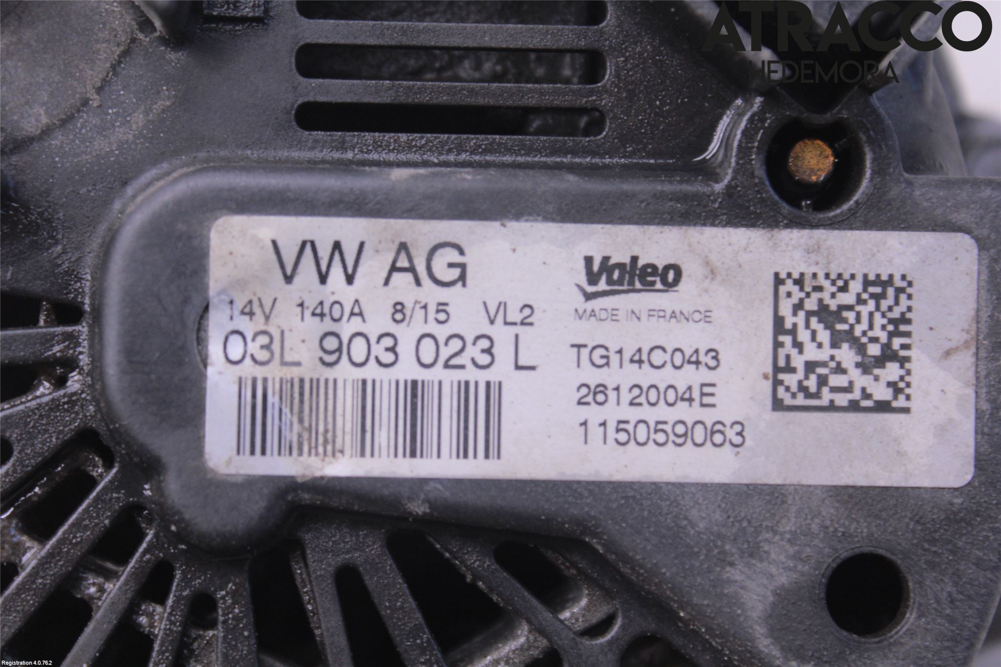 Volkswagen VW GOLF / E-GOLF VII 13-20 Generator
