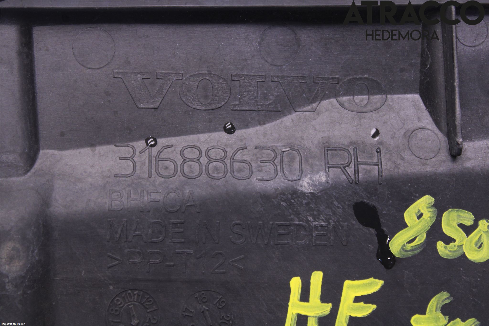 Volvo V90 17->> Täckplast Front