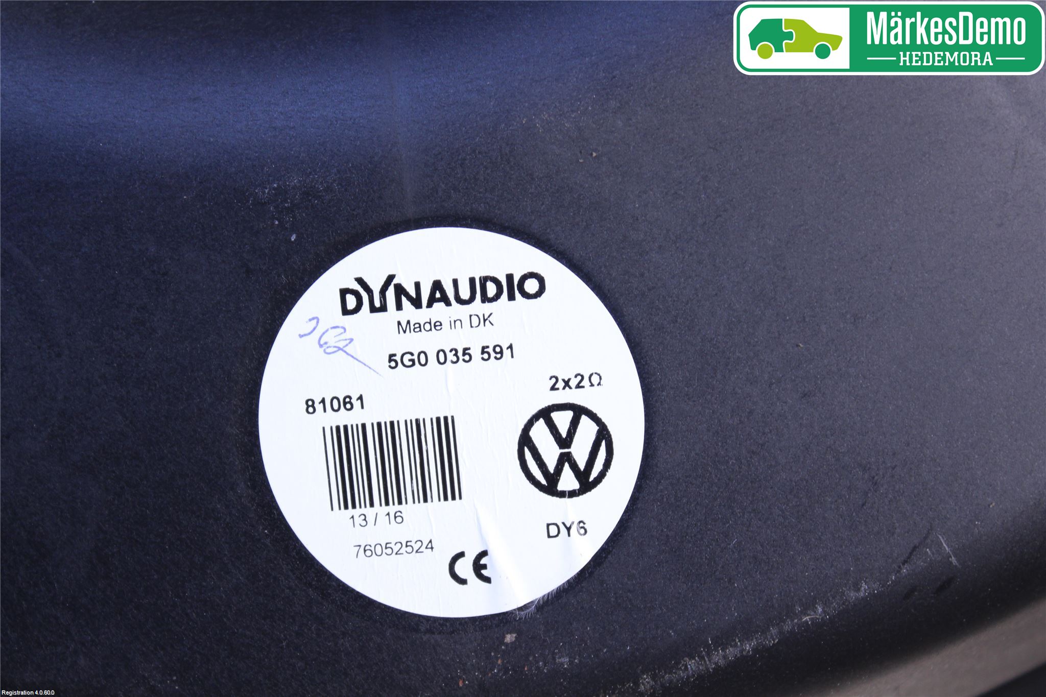 Volkswagen VW GOLF / E-GOLF VII 13-20 Högtalare