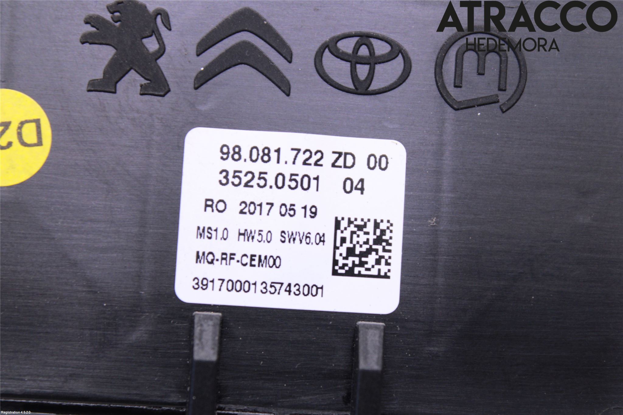 Citroen JUMPY/E-JUMPY 16- Ac Styrenhet Ac Manöveren