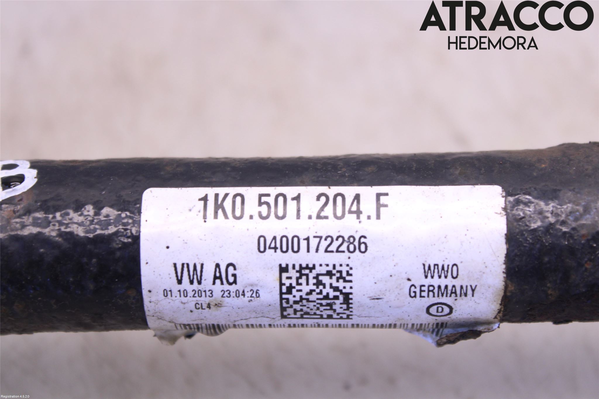 Volkswagen VW TIGUAN 07-16 Drivaxel Bak Höger
