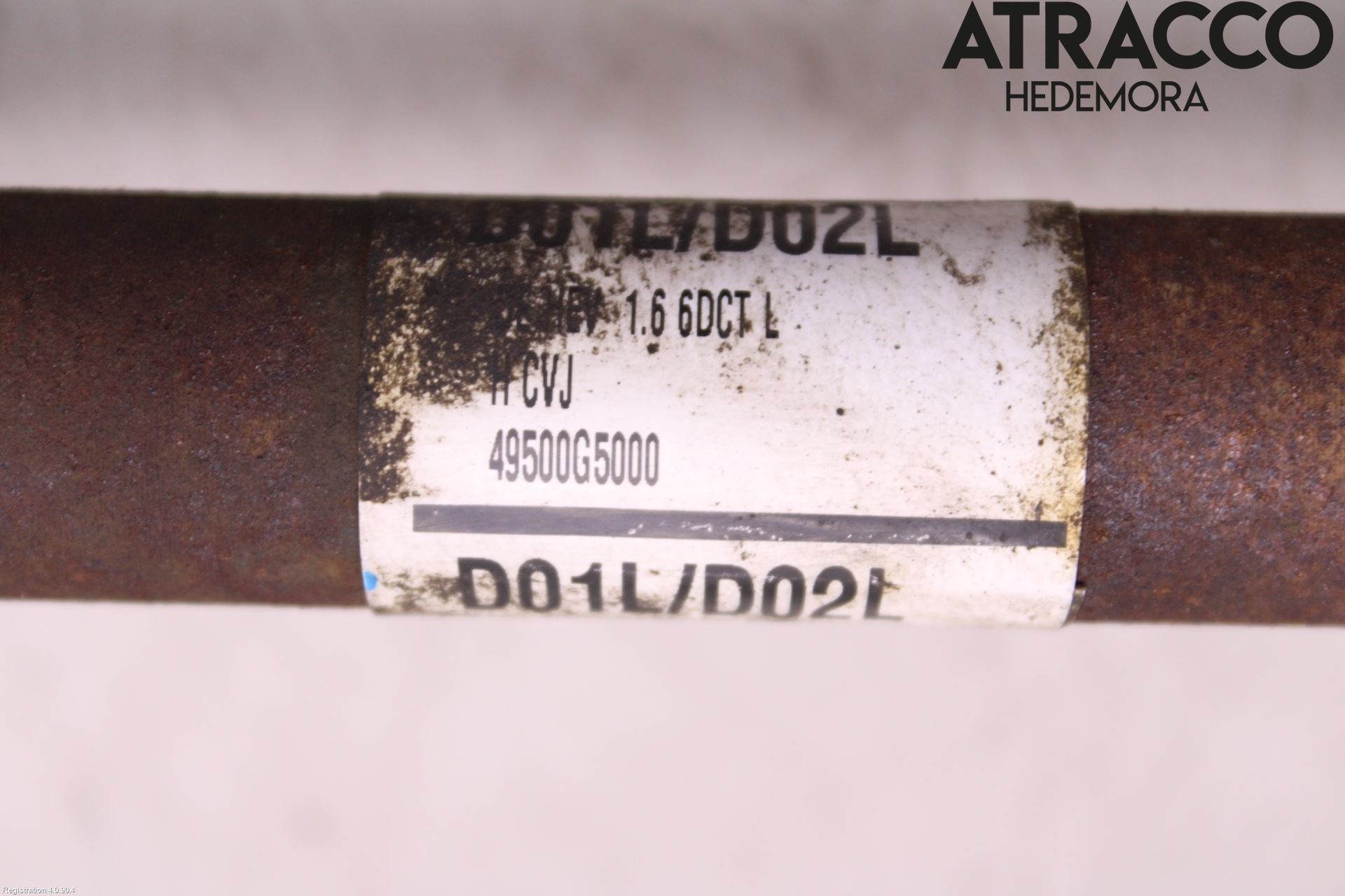 Kia NIRO (DE) 17-22 Drivaxel Fram Vänster