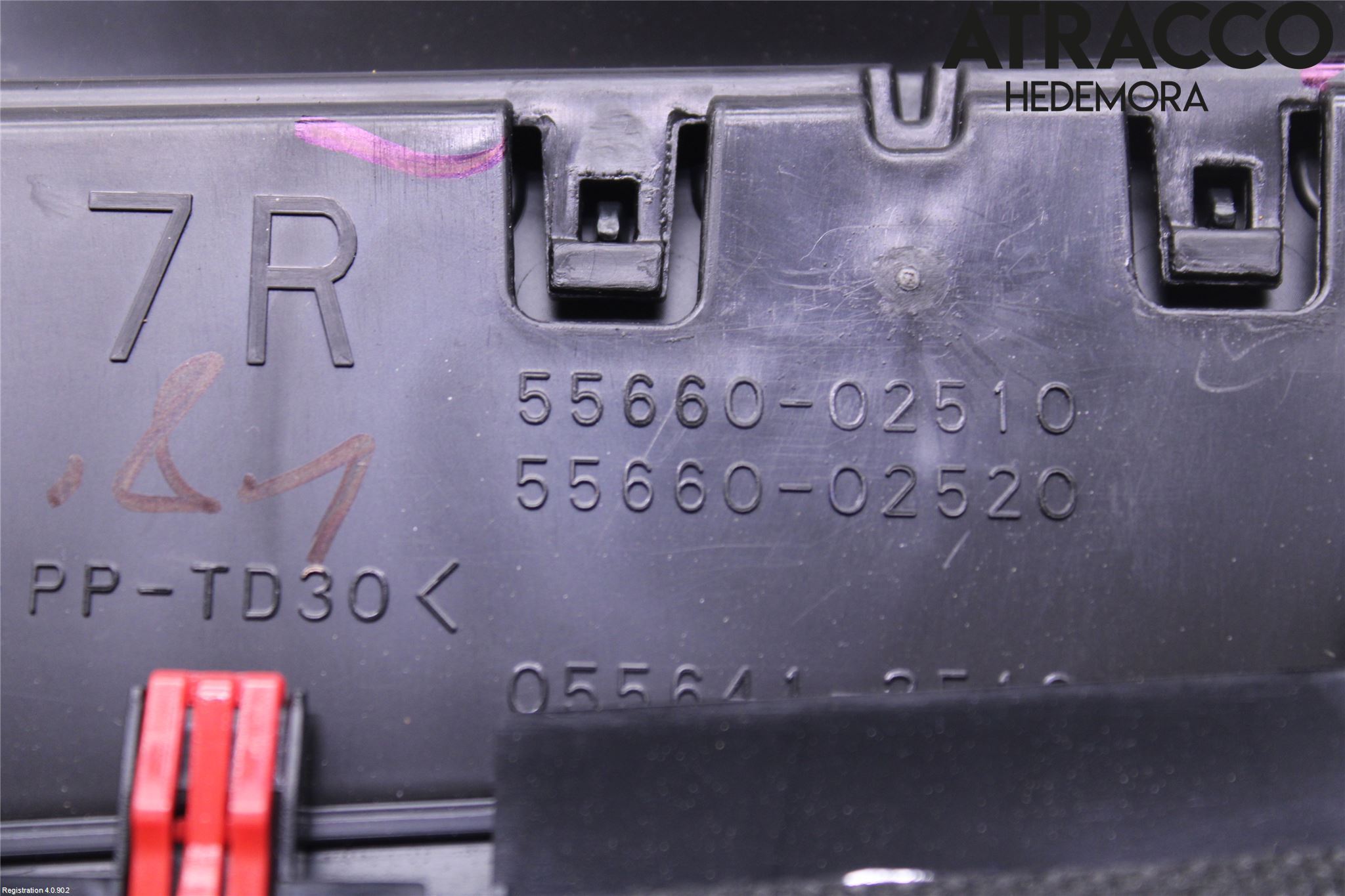 Toyota COROLLA 19- Defrosterkanal-Munstycke