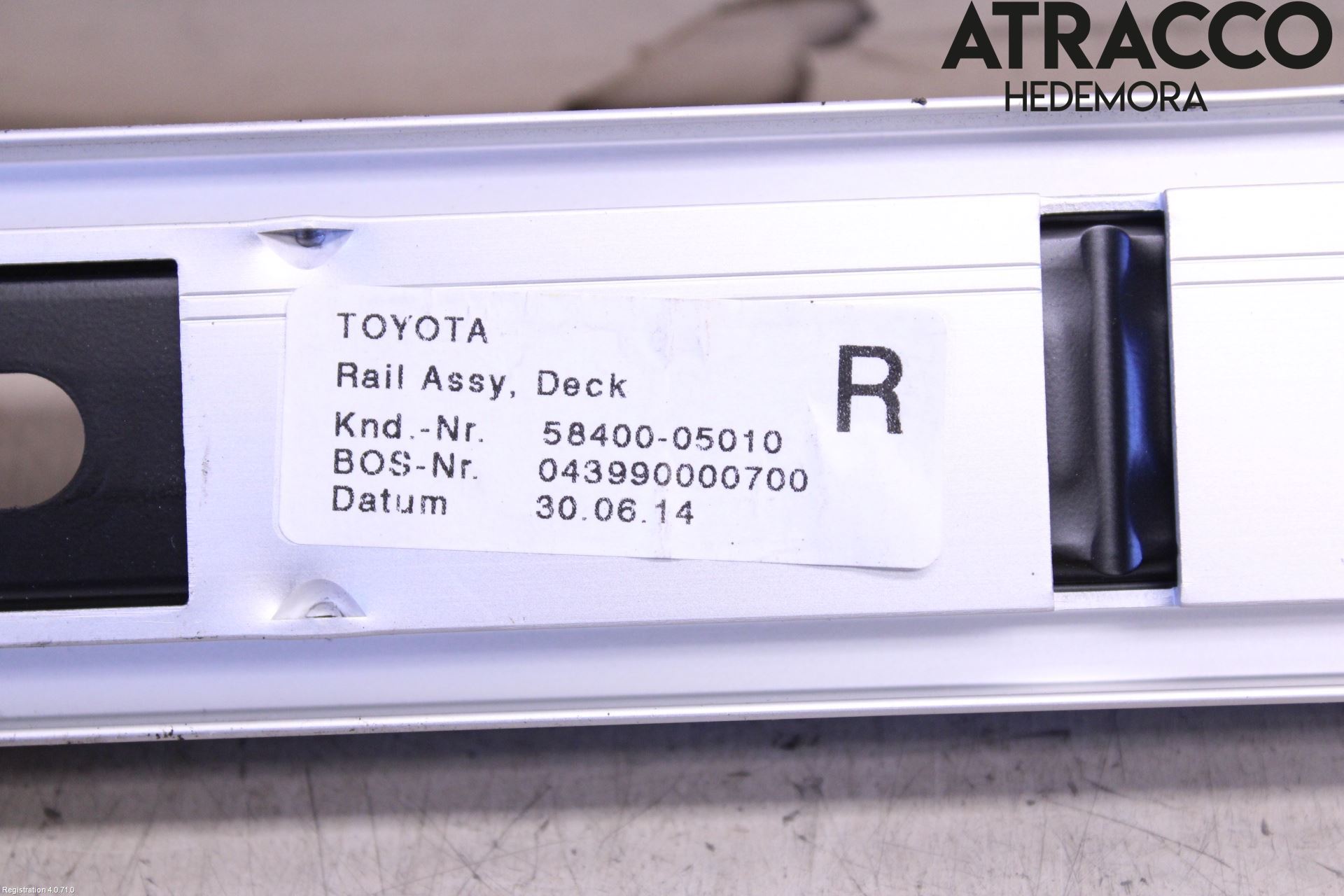 Toyota AVENSIS 09-15 Bagage Golv