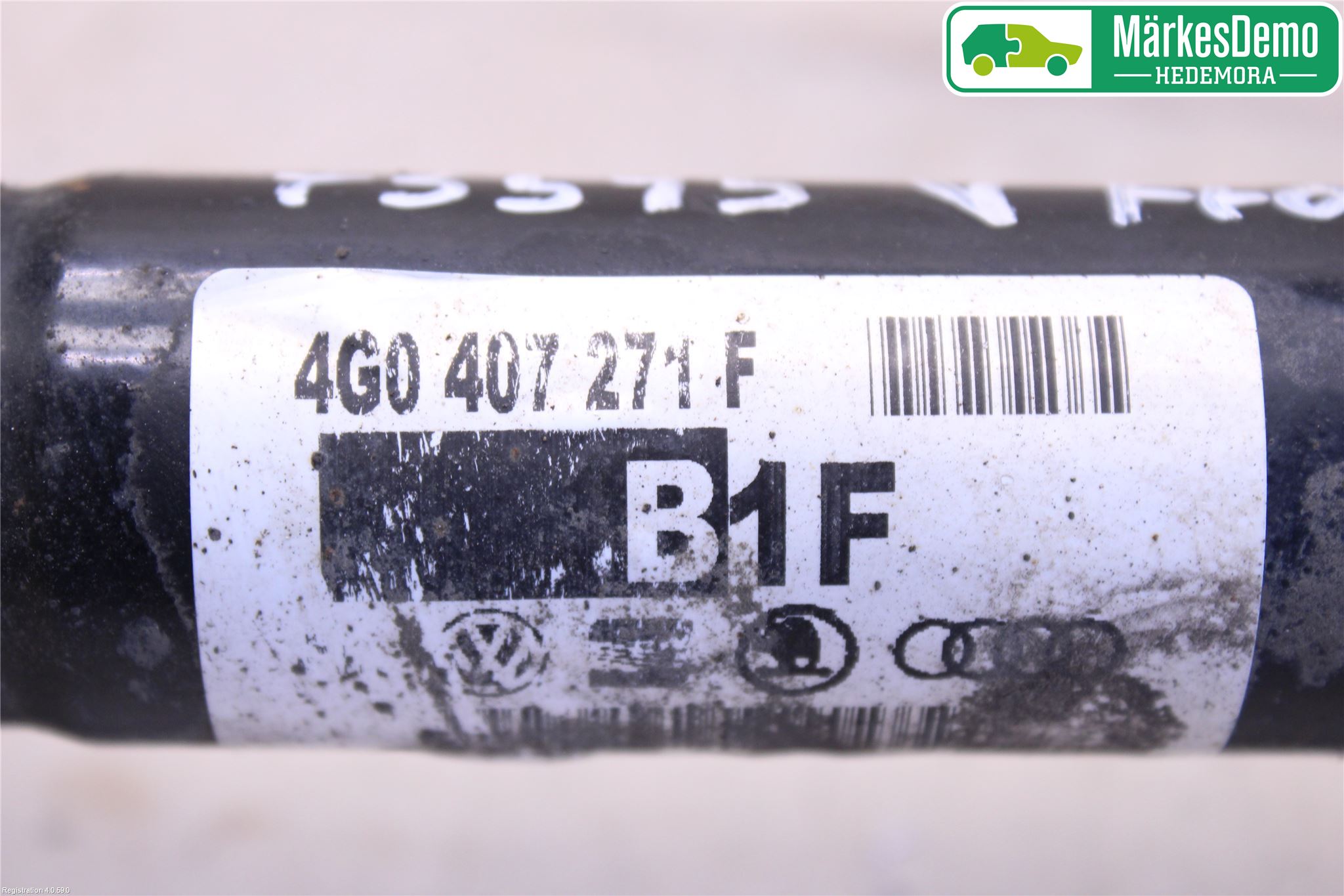 Audi A6 ALLROAD 12-18 Drivaxel Fram Vänster