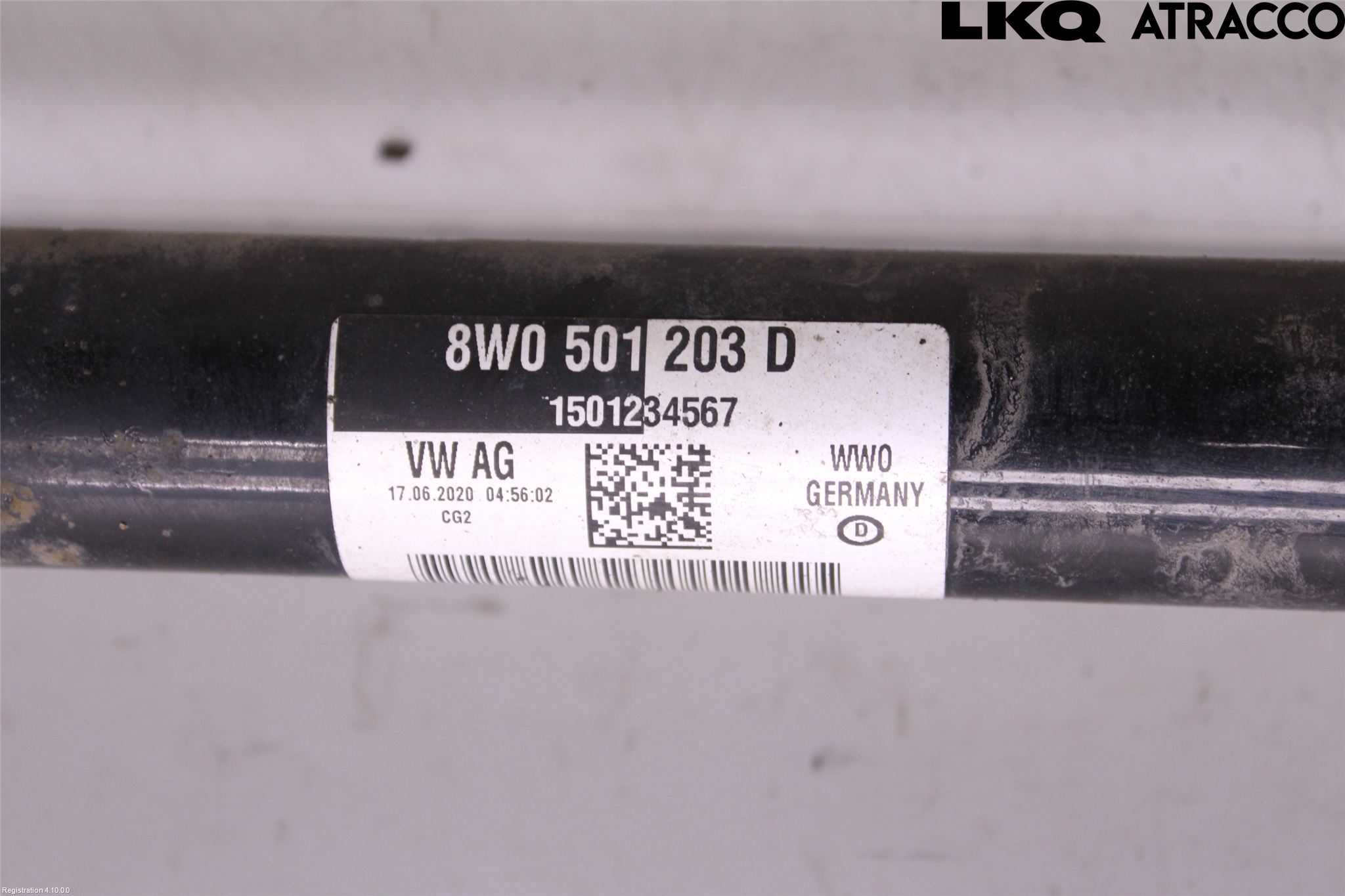 Audi A4/S4 B9 20- Drivaxel Bak Höger