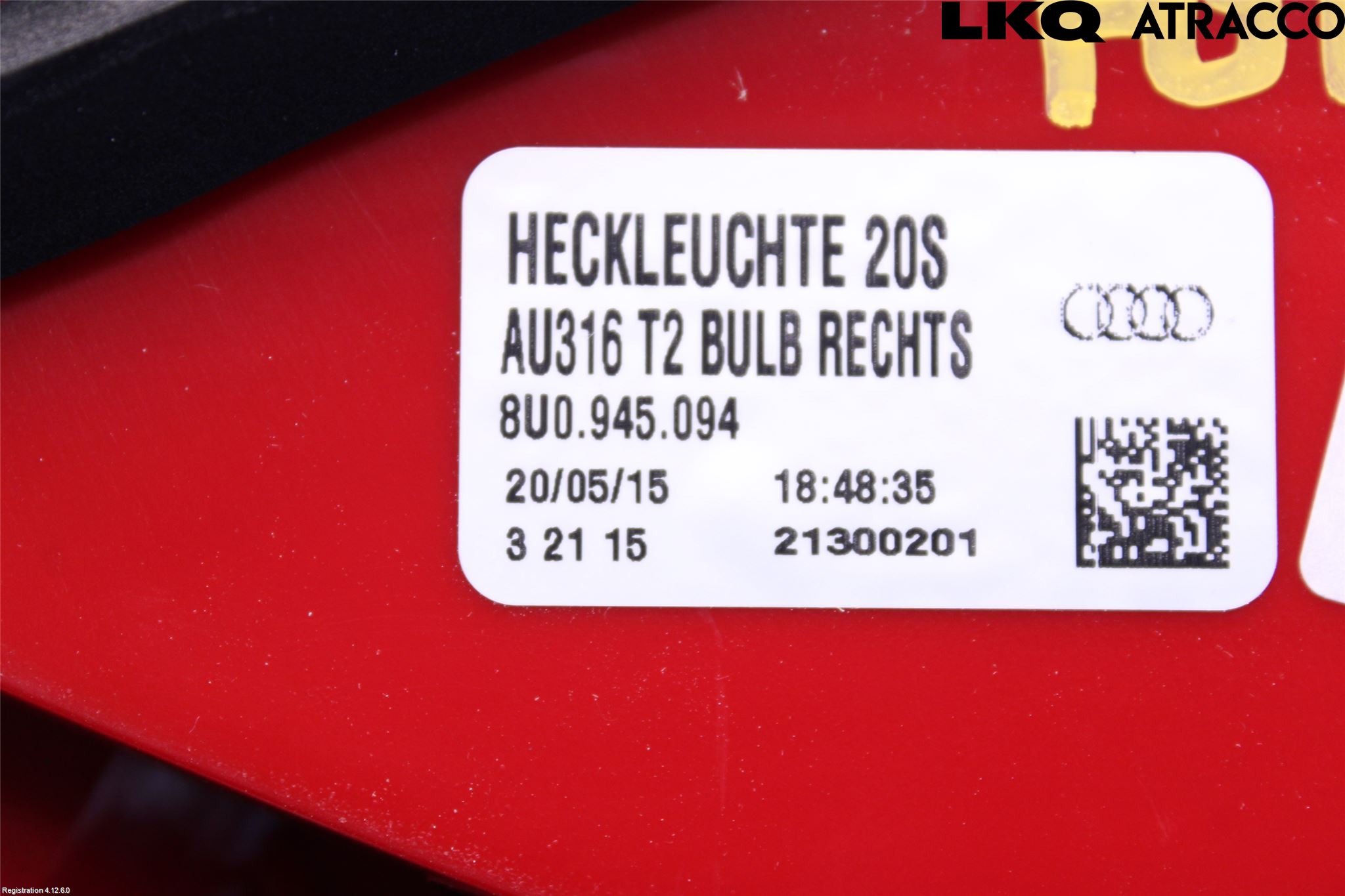 Audi Q3 8U 12-18 Bakljus Höger