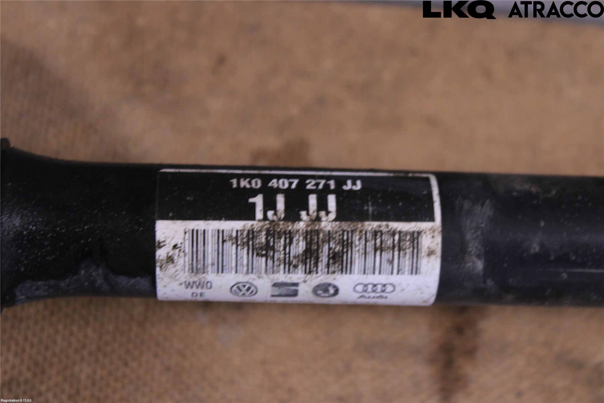 Volkswagen VW GOLF VI 09-13 Drivaxel Fram Vänster