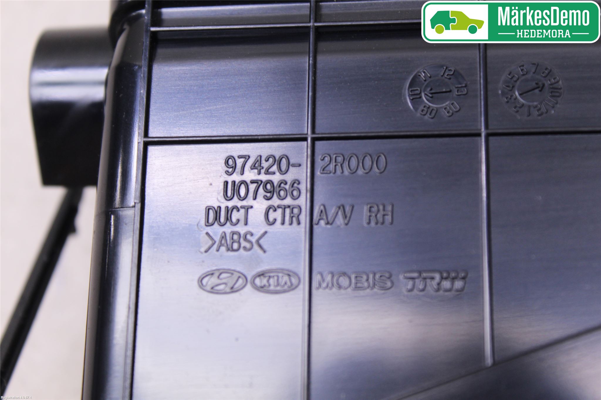 Hyundai i30 FD 07-12 Defrosterkanal-Munstycke
