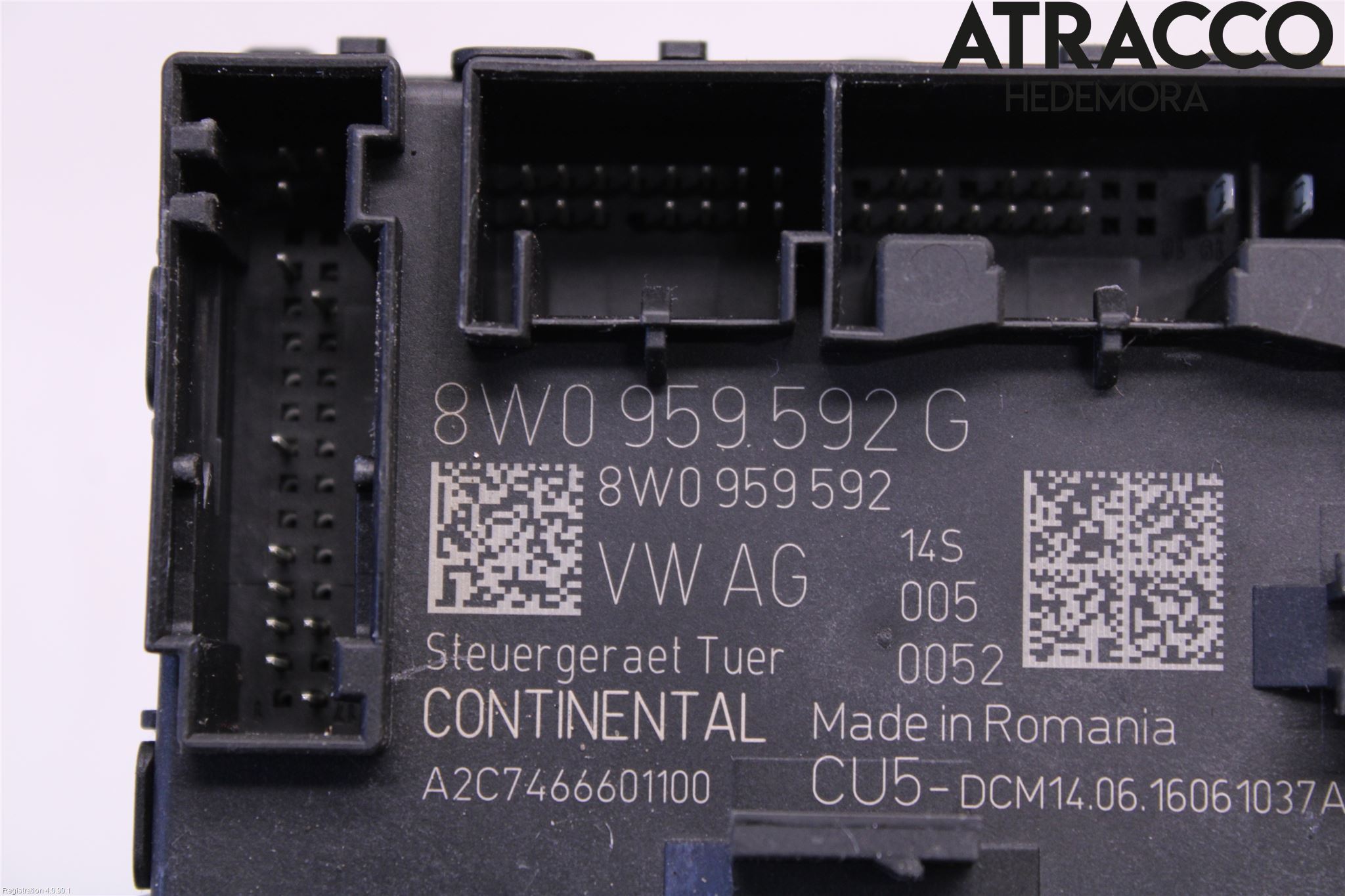 Audi A4/S4 B9 16-19 Styrenhet Dörr