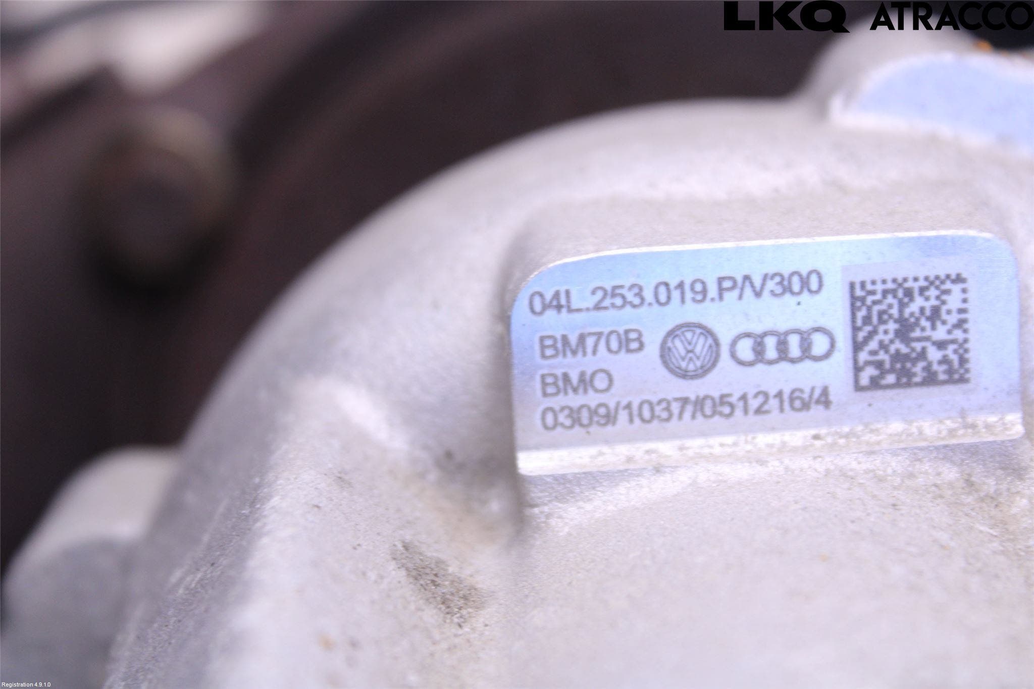 Volkswagen VW CADDY 16-20 Turboaggregat