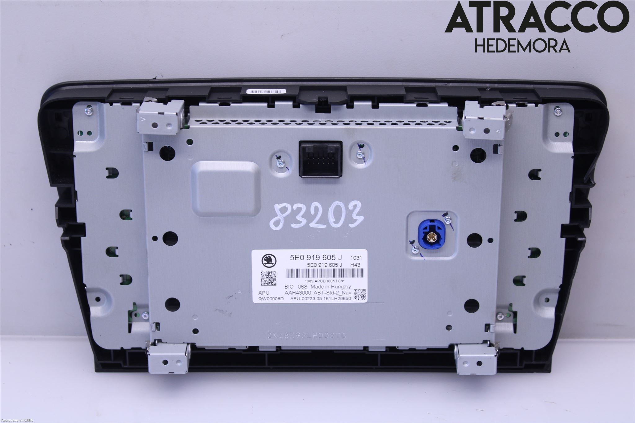 Skoda OCTAVIA (5E) 13-20 Multifunktionsdisplay