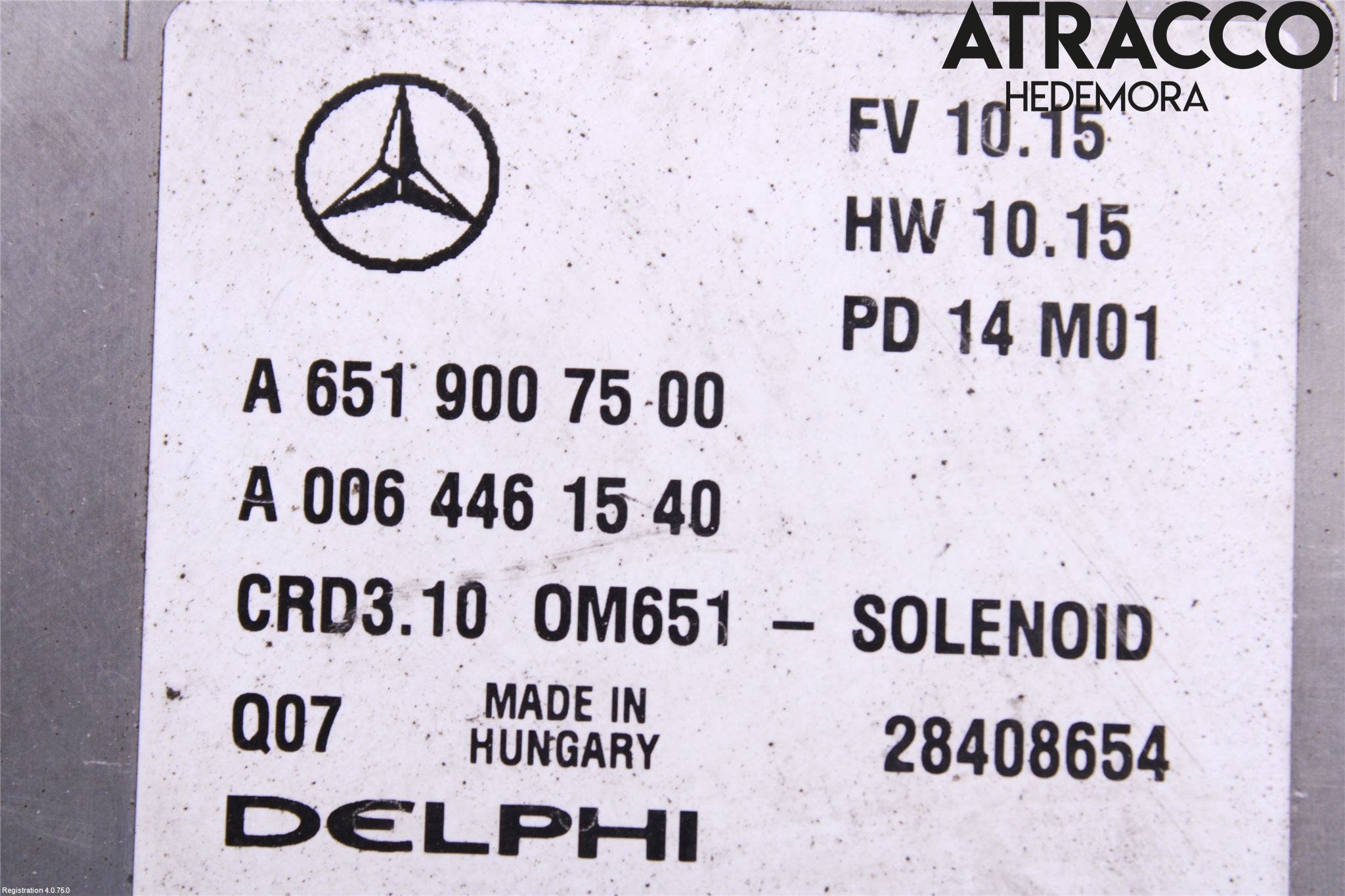 Mercedes-Benz MB C-KLASS (W204) 07-15 Styrenhet Inspump Diesel