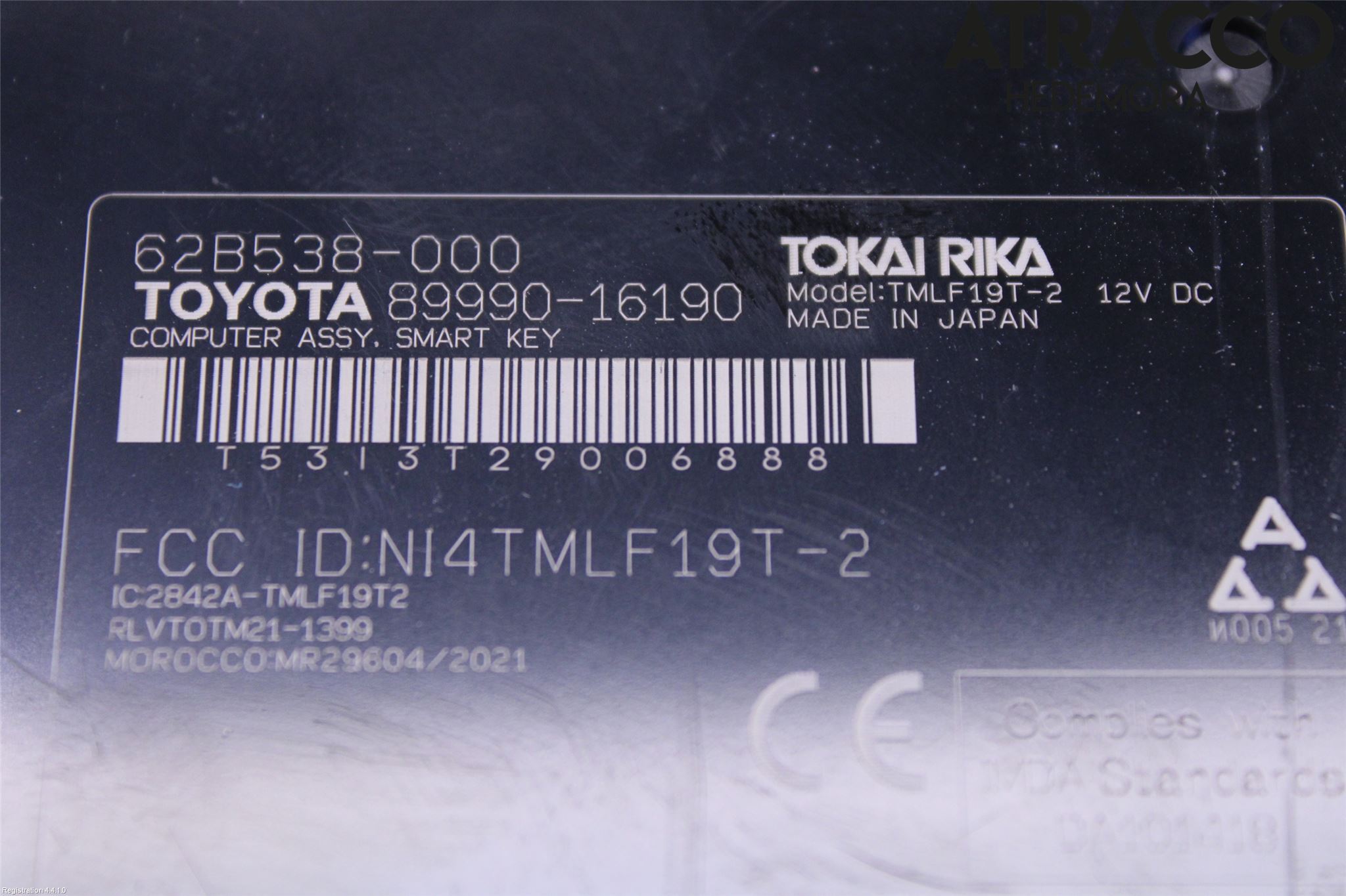 Toyota COROLLA CROSS XG10 22- Styrenhet Nyckellöst System